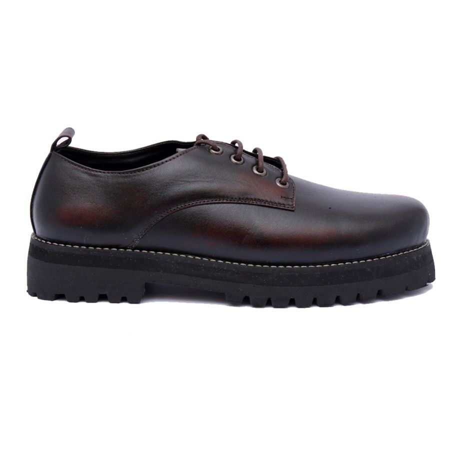 Azco Derby Brown Leather