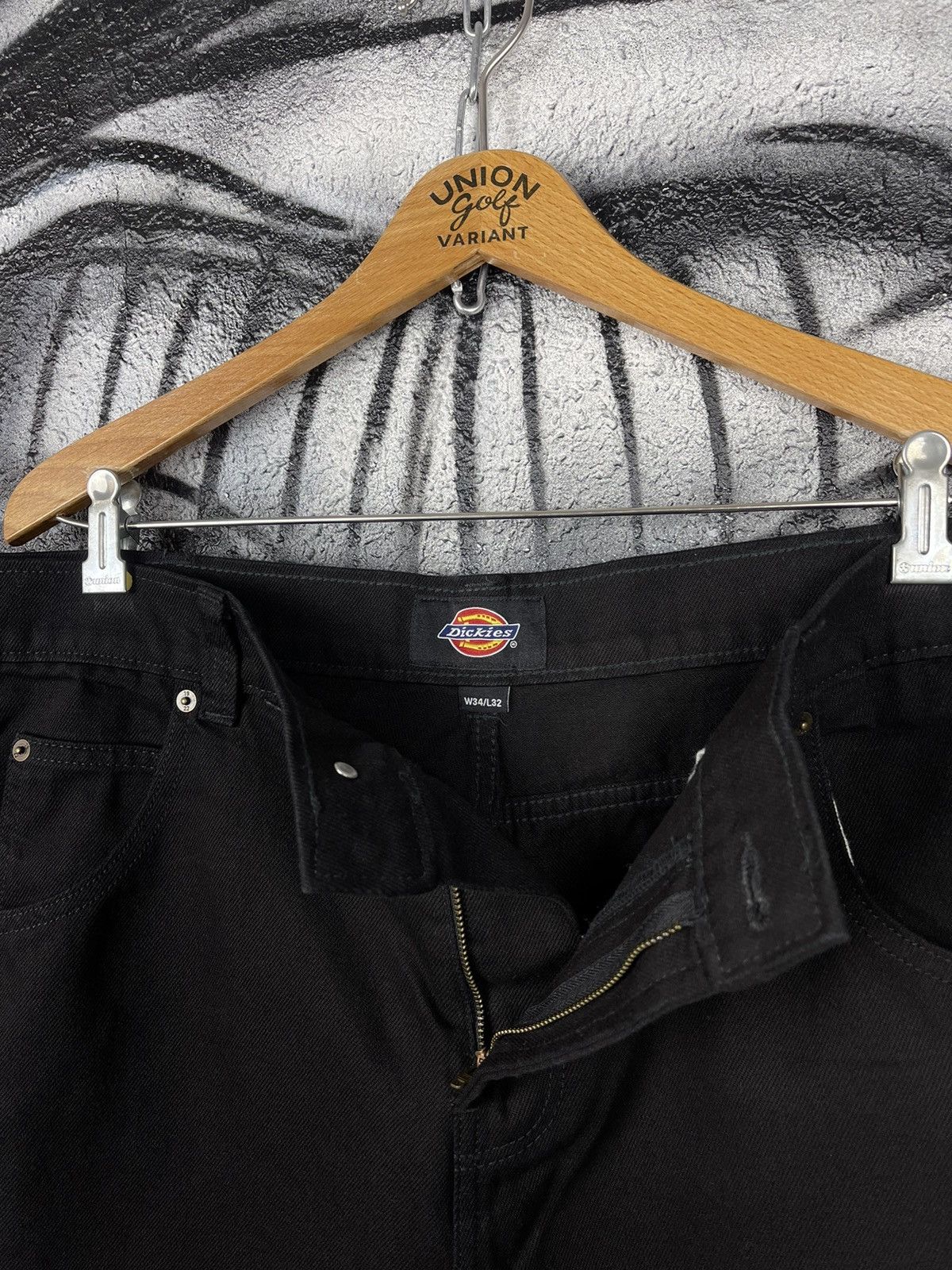 Dickies Dickies Houston Denim Black Pants Men’s Size 34/32 Size US 34 / EU 50 - 6 Thumbnail