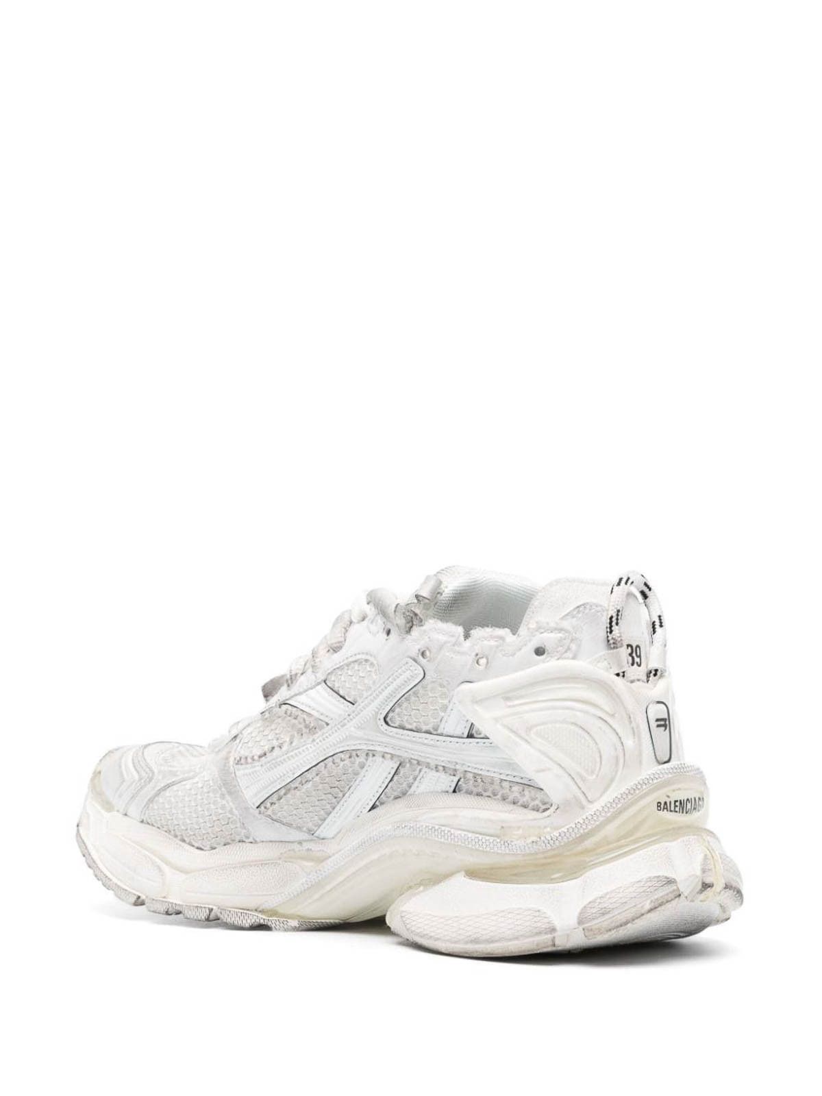 Balenciaga o1s1wg110226 Runner Sneakers in White Size US 7 / IT 37 - 2 Thumbnail
