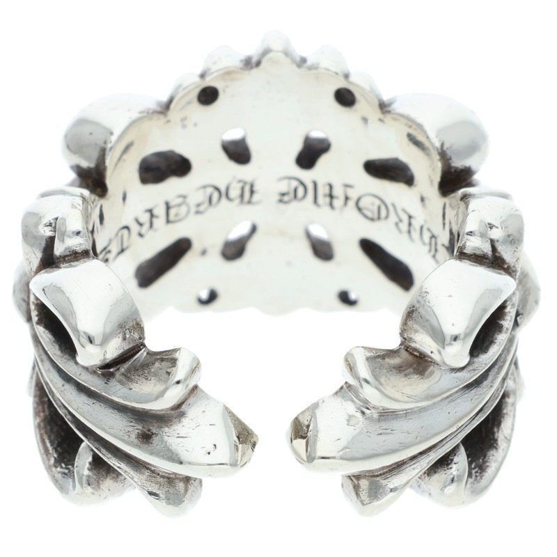 Chrome Hearts Chrome Hearts DBL FLRL CRS Silver Ring Size ONE SIZE - 2 Thumbnail