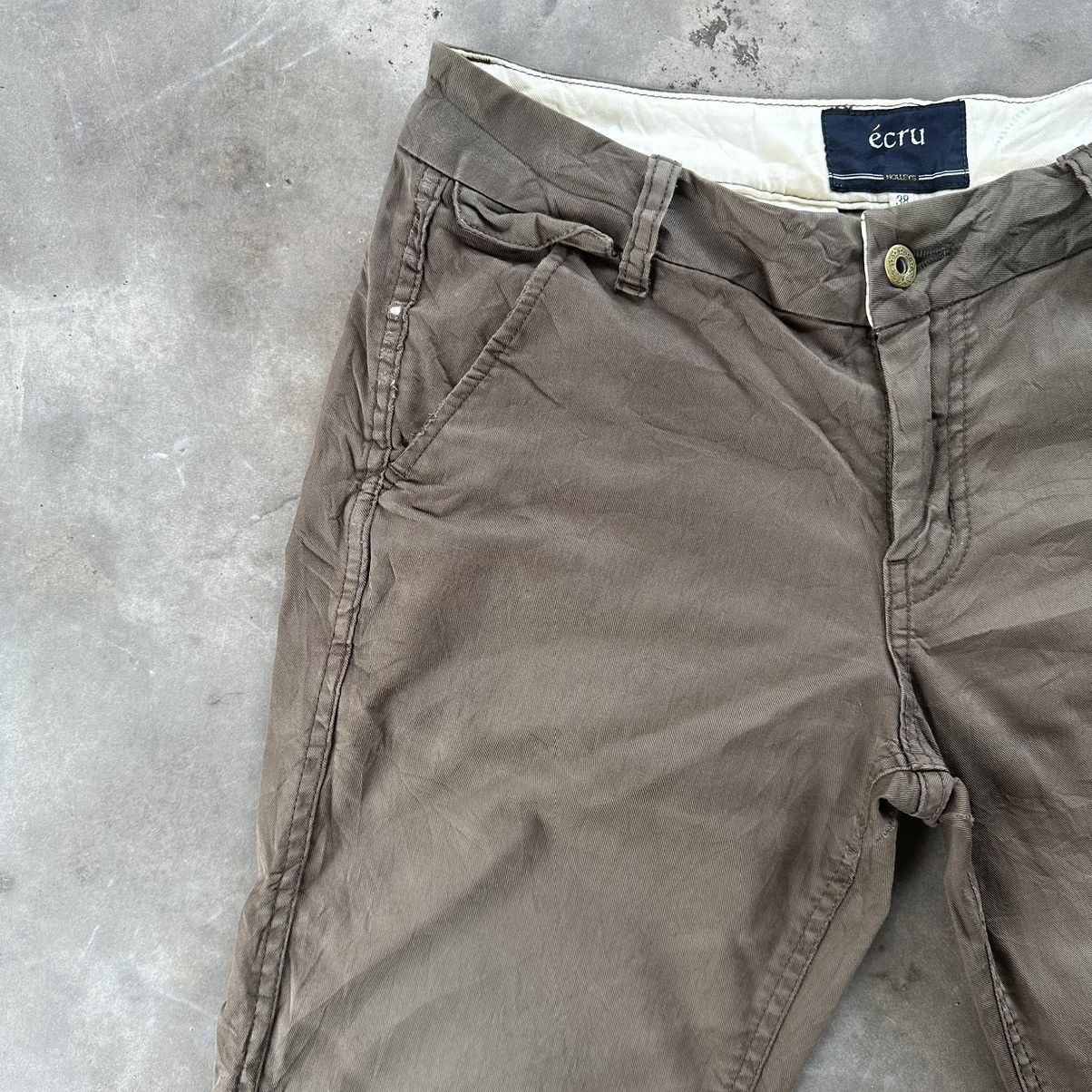 Japanese Brand × Vintage Vintage Ecru Holleys Casual Trousers Pants Size US 30 / EU 46 - 4 Thumbnail