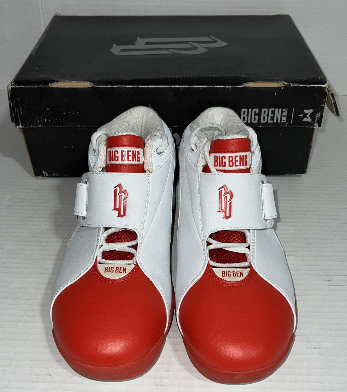 Other Vintage Big Ben Wallace Starbury Shoes Detroit Pistons Size US 8.5 / EU 41-42 - 3 Thumbnail
