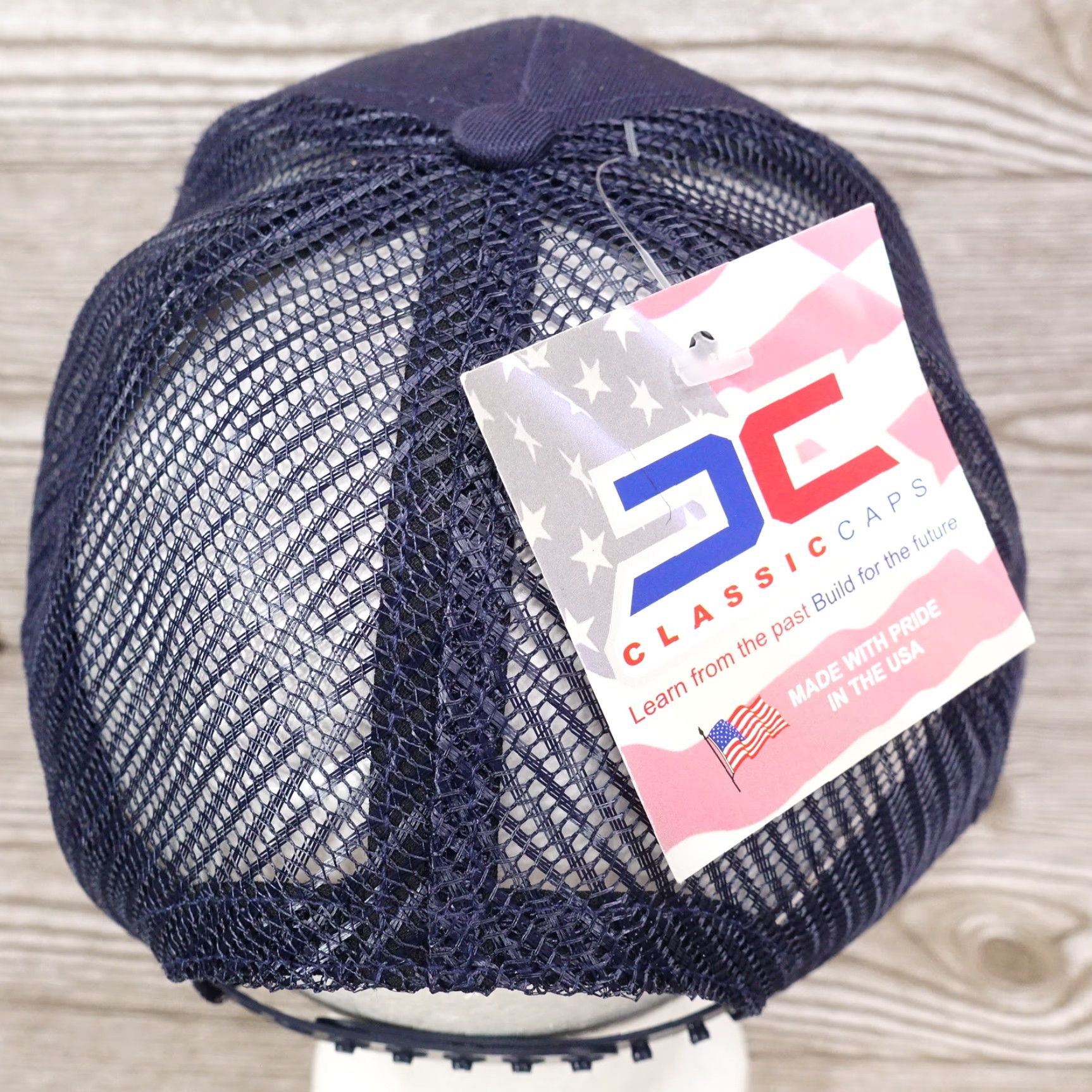 Vintage Vintage Classic Caps Navy Blue Vented Snapback Cap Unisex Adjustable Casual Hat Size ONE SIZE - 6 Thumbnail