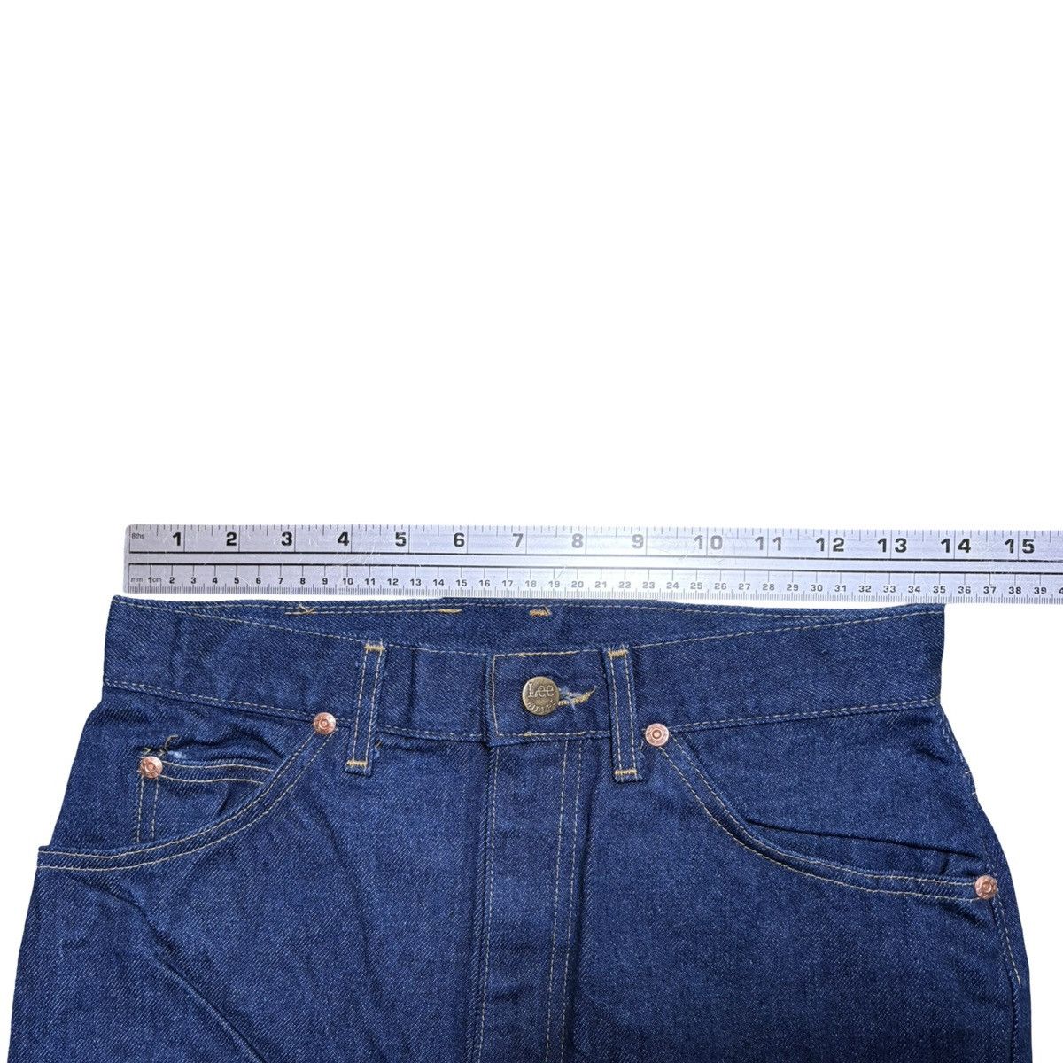 Lee Vintage Lee Riders Students Straight Denim Jeans 29X36 NWT Size US 29 - 4 Thumbnail