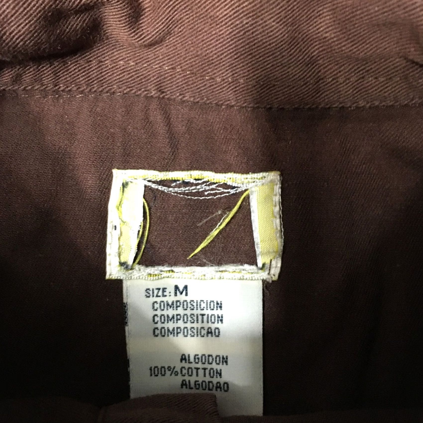 Anchor Blue VINTAGE Anchor Blue Shirt Mens M Red Workwear Button Down brown Size US M / EU 48-50 / 2 - 3 Thumbnail