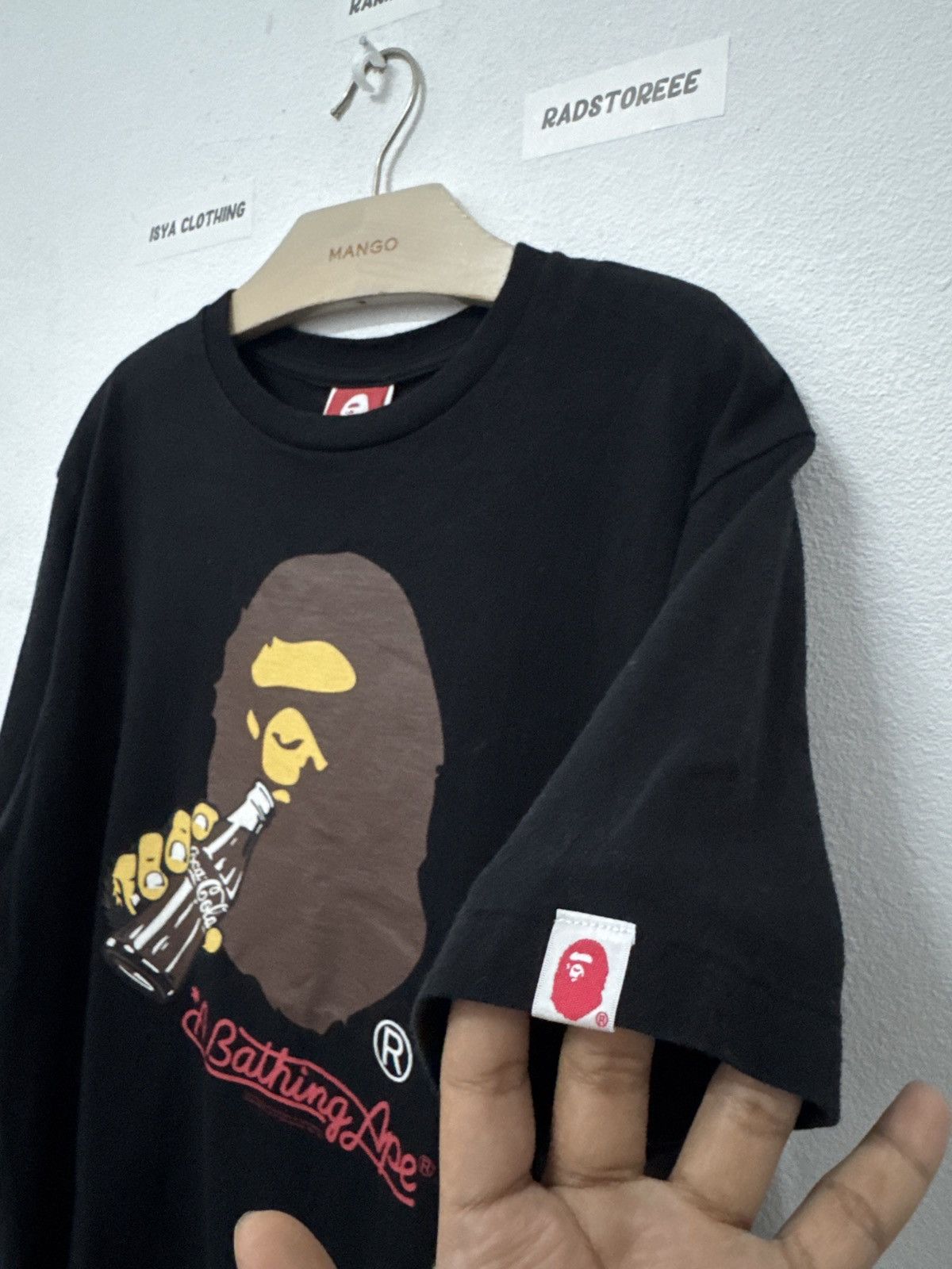 Bape × Coca Cola Bape x Coca Cola Big Head Tee Size US L / EU 52-54 / 3 - 3 Thumbnail
