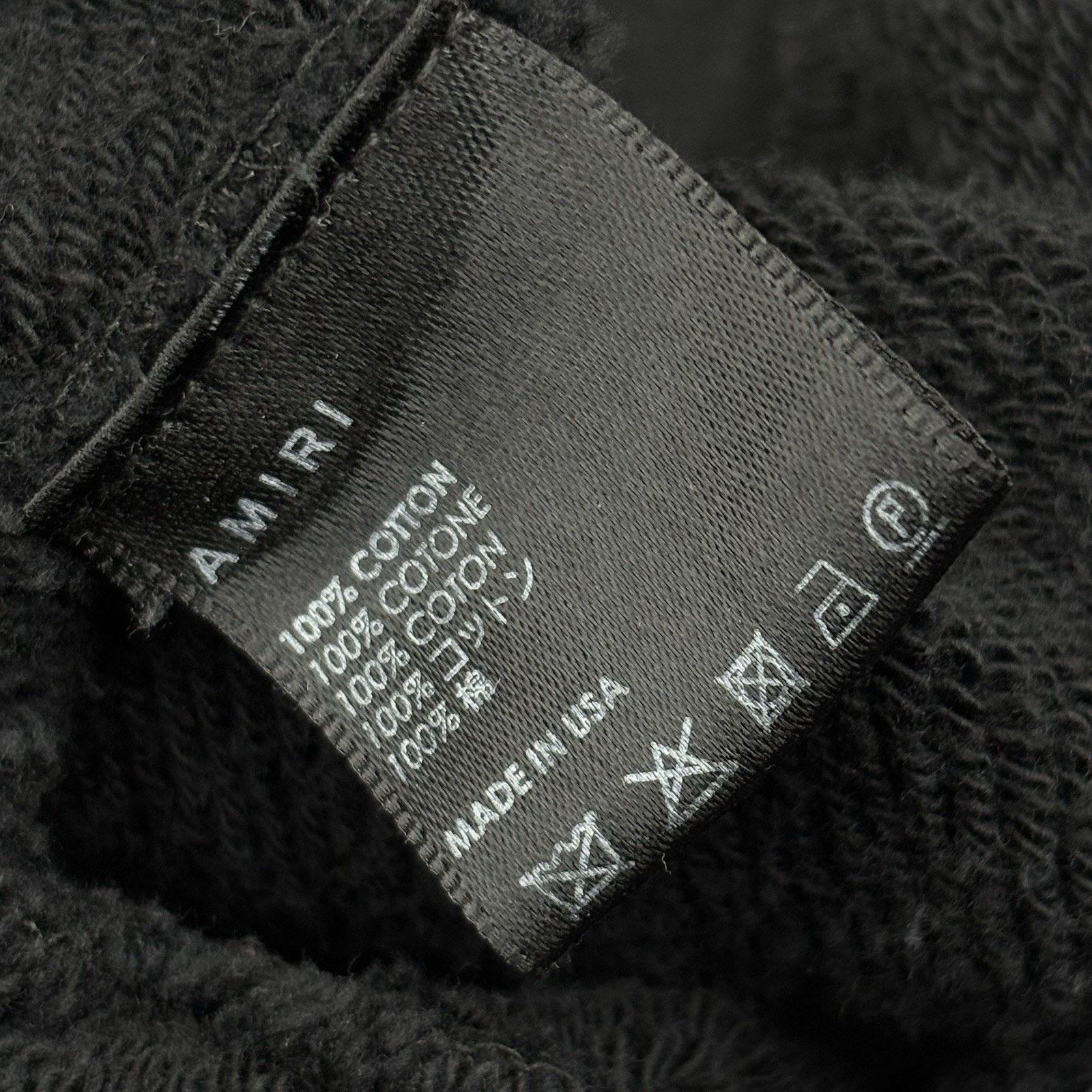 Amiri Size M - Amiri Core Logo Hoodie ' Black ' | GREAT CONDITION! Size US M / EU 48-50 / 2 - 10 Thumbnail