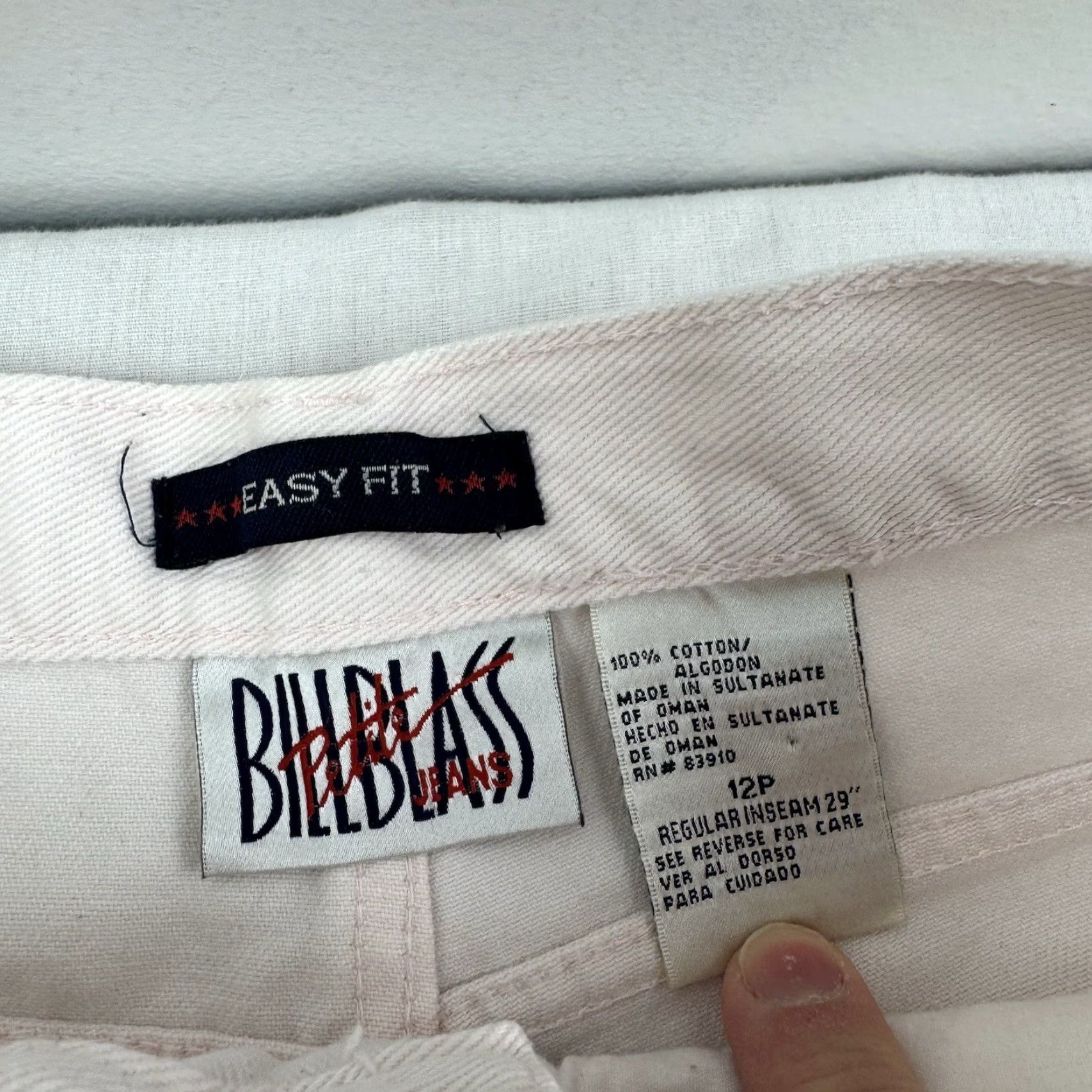 Bill Blass VINTAGE Bill Blass Jeans Womens 12 Petite Pink Mom High Rise 90s Y2K Size 34" / US 12 / IT 48 - 3 Thumbnail