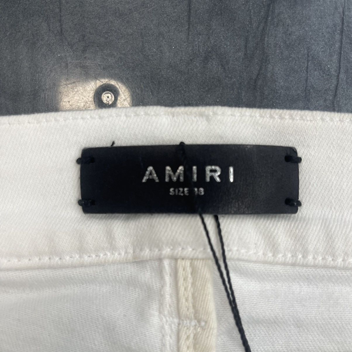 Amiri AMIRI White on White MX 1 Denim Jeans Size US 38 / EU 54 - 3 Thumbnail