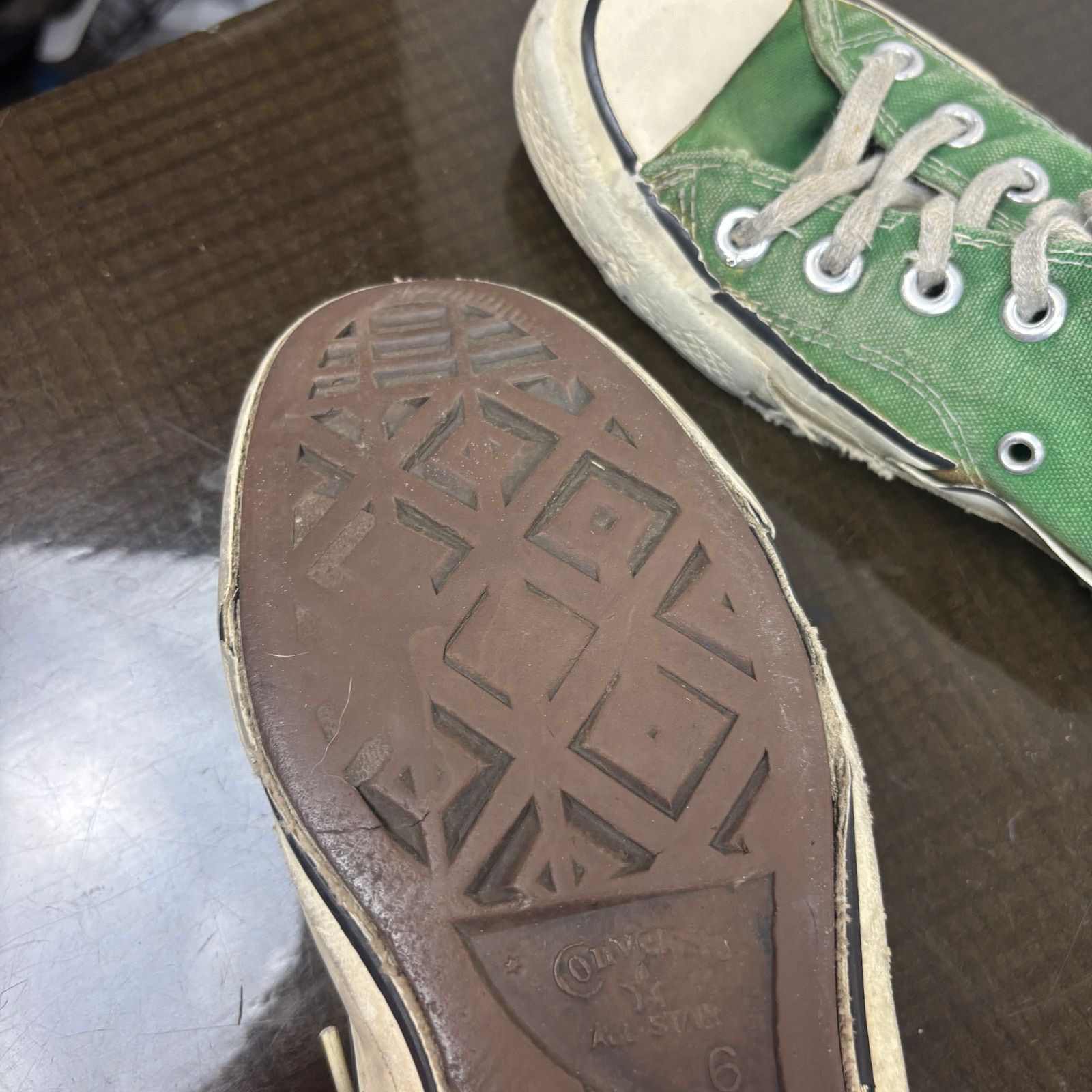Converse Vintage 80s Converse Low Shoes Sneakers Green Men's Size 6 Size US 6 / EU 39 - 15 Thumbnail