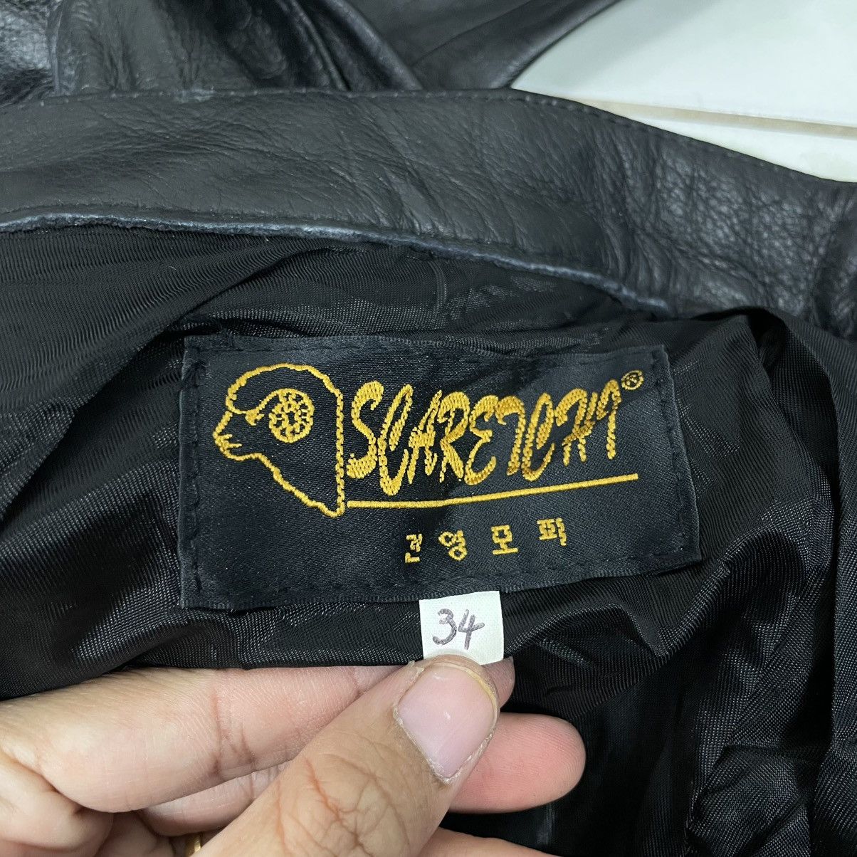 Japanese Brand Scare Teht Motorcycle Biker Leather Pant Size US 32 / EU 48 - 13 Thumbnail