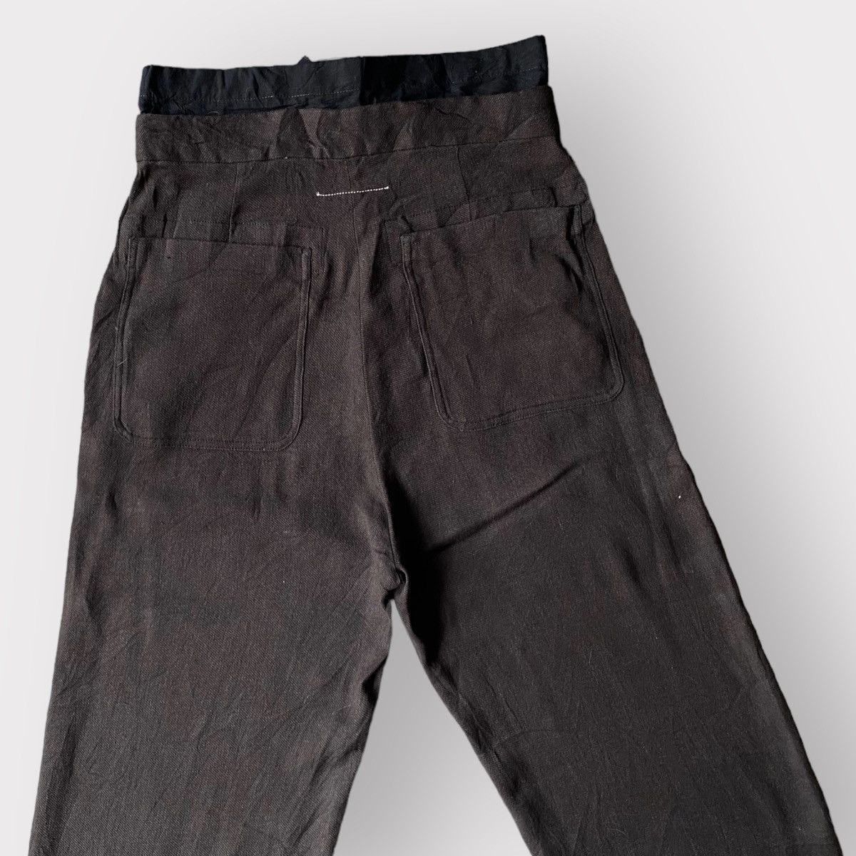 Maison Margiela SS15 MM6 Double Waist Drawstring Pants Size 27" / US 4 / IT 40 - 3 Thumbnail