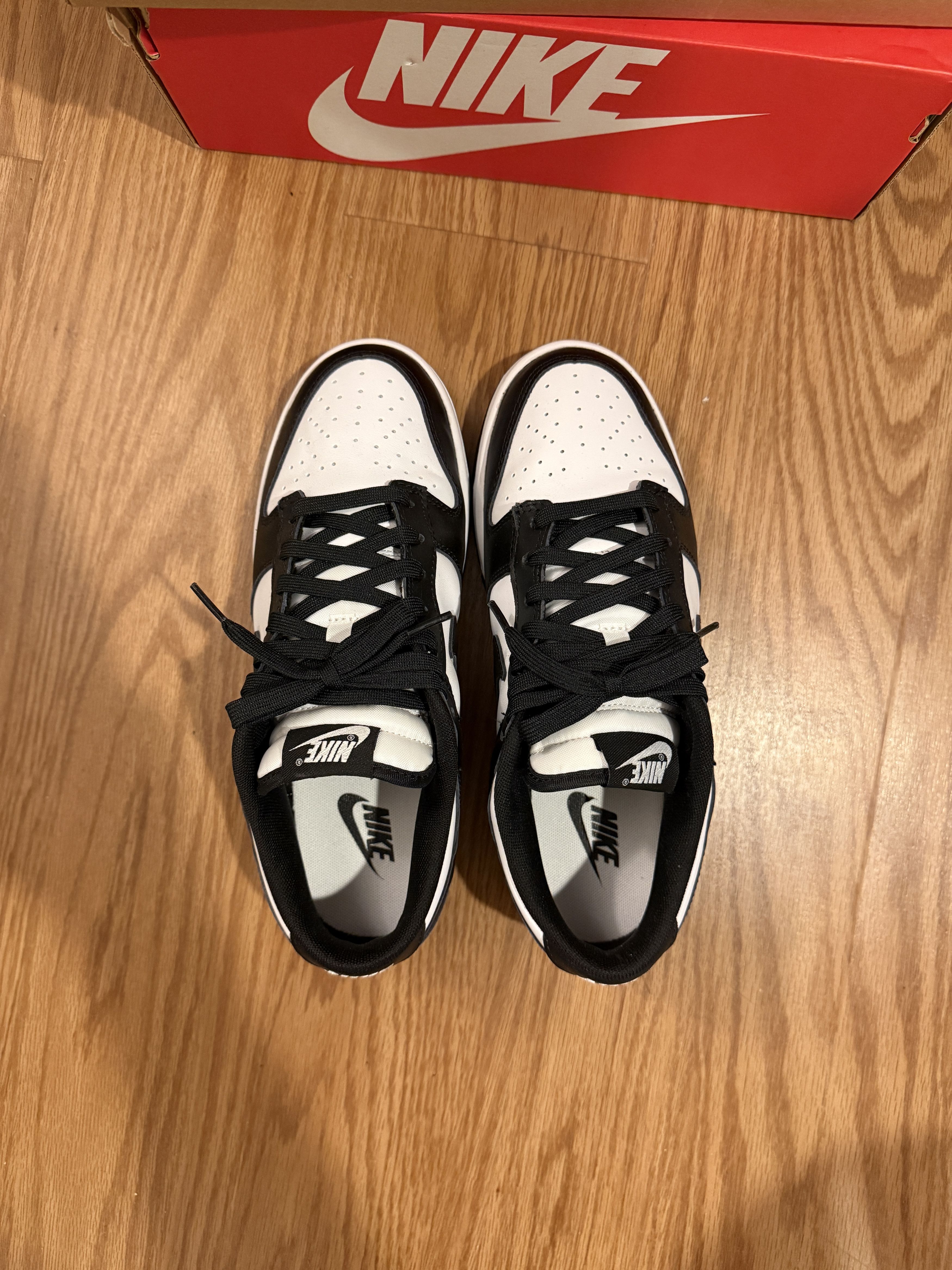 Nike Nike Dunk Low Retro - White/Black-White Size US 8 / EU 41 - 5 Thumbnail