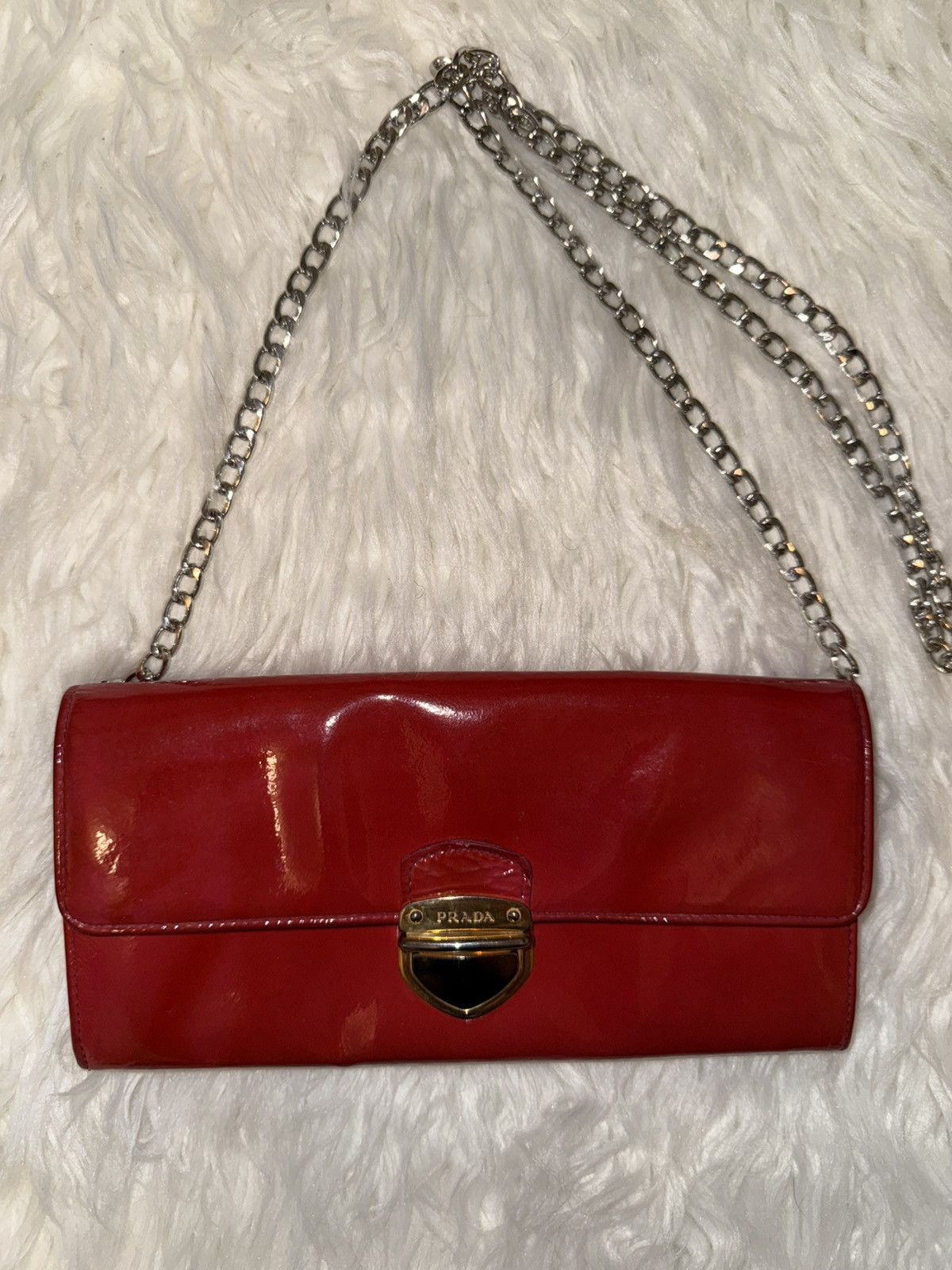 Prada Prada Bicolor Leather Long Wallet Size ONE SIZE - 13 Thumbnail