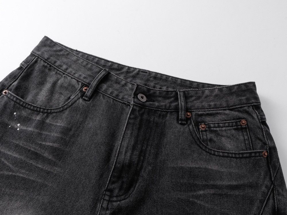 Vintage Street-Style American Retro Distressed Washed Denim Jeans Size US 32 / EU 48 - 3 Thumbnail