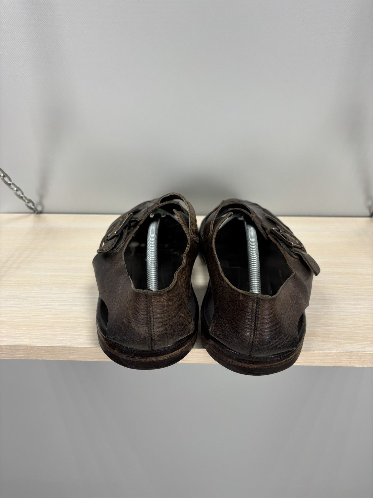 Other Mens leather sandals Zeha Berlin Size 42 Color Brown Size US 9 / EU 42 - 5 Thumbnail