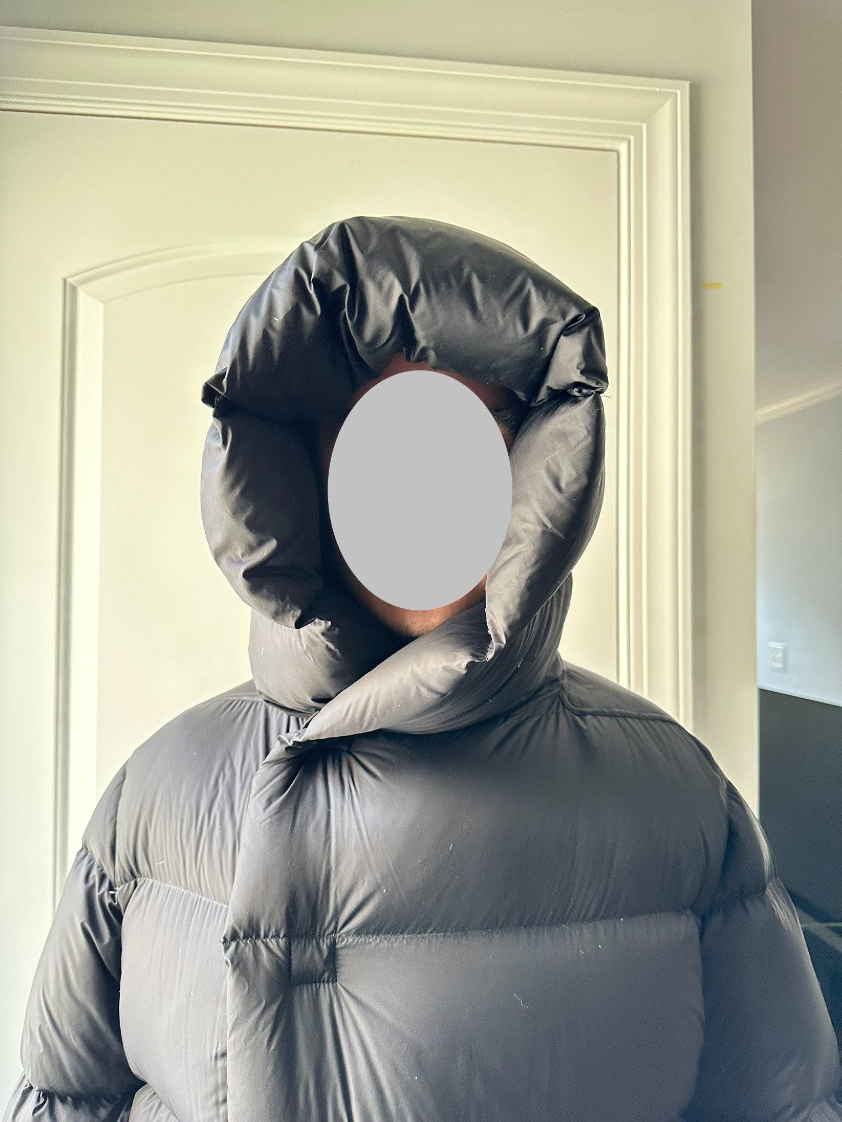 Rick Owens Black LS Liner Down Coat / Puffer Size US XS / EU 42 / 0 - 7 Thumbnail