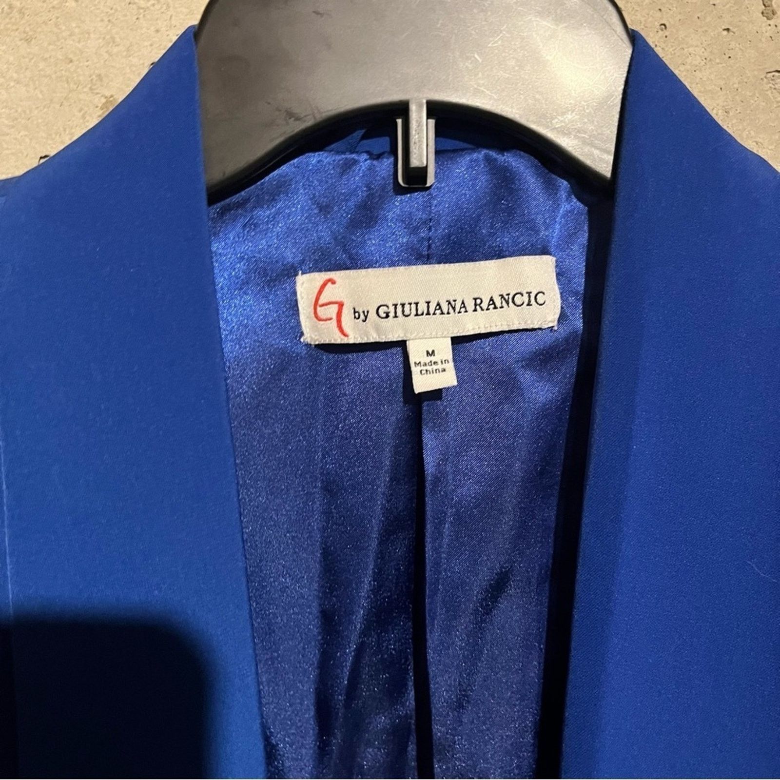 Other G by Giuliana Rancic Royal Blue Blazer Size M Open Front Size M / US 6-8 / IT 42-44 - 5 Thumbnail