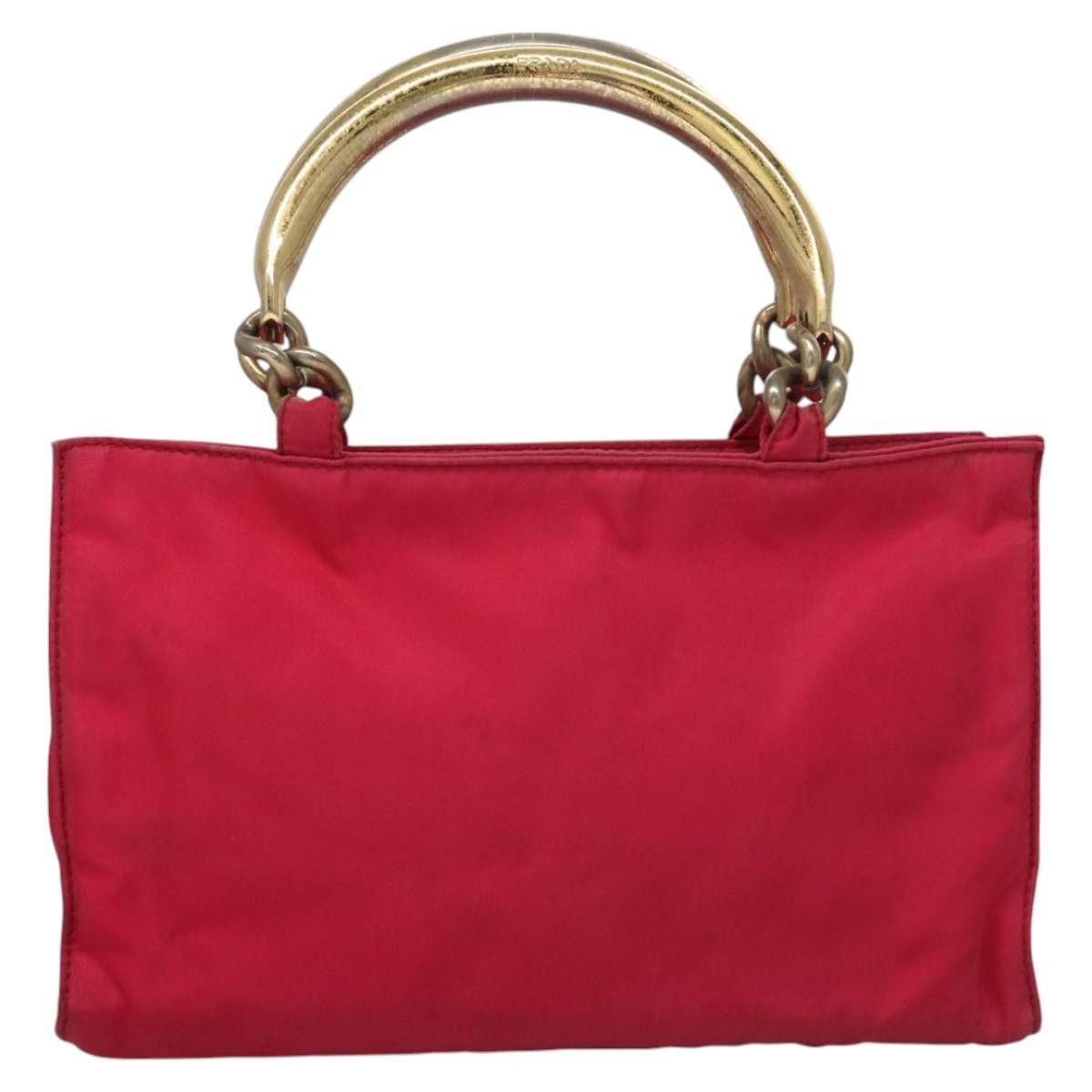 Prada PRADA Hand Bag Nylon Pink Size ONE SIZE - 3 Thumbnail