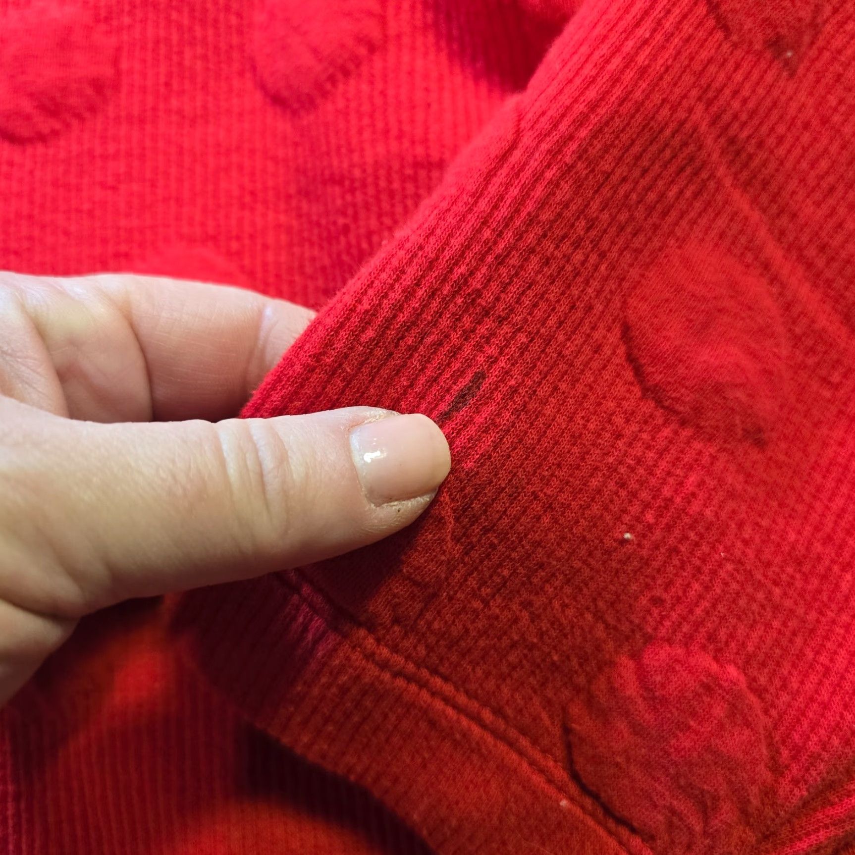 Vintage Ali Miles Sweater Womens Size L Red Polka Dot Knit Stretch Casual Career Size L / US 10 / IT 46 - 4 Thumbnail