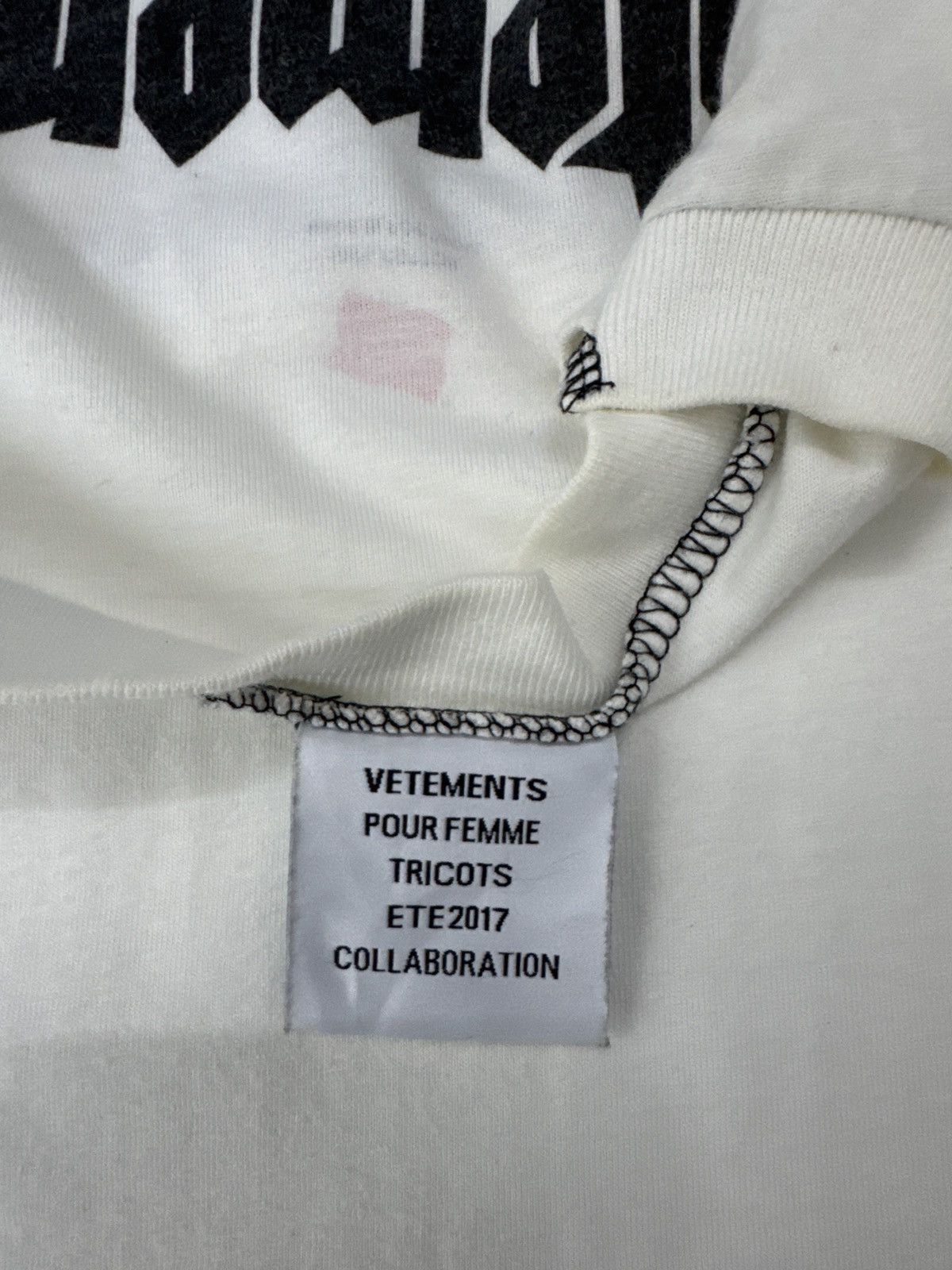 Vetements Vetements Staff White T-shirt 2017 Oversized Tee Size US S / EU 44-46 / 1 - 12 Thumbnail