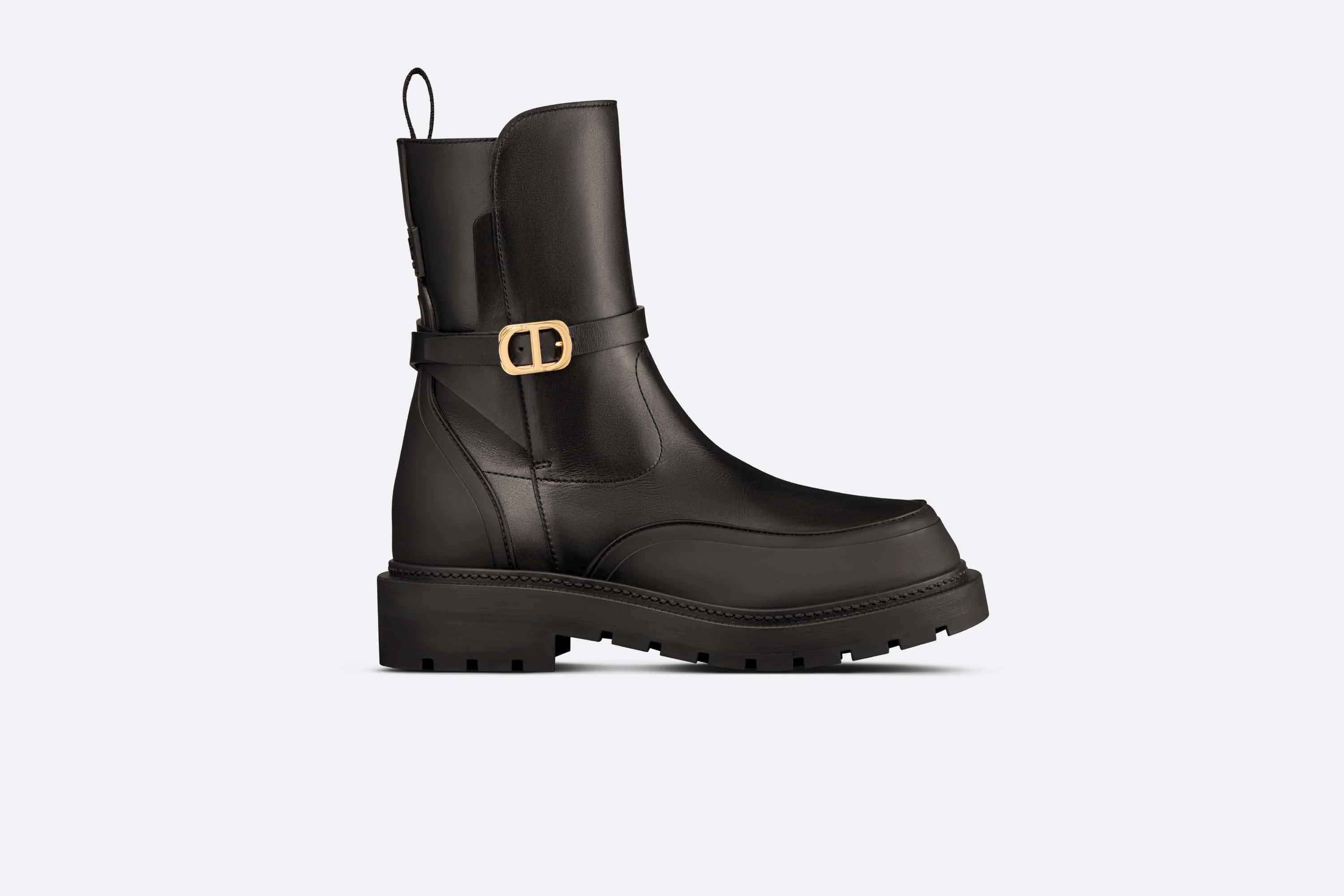 Dior o1w1db11225 KCI866 Empreinte Ankle Boots in Black Size US 7 / IT 37 - 2 Thumbnail