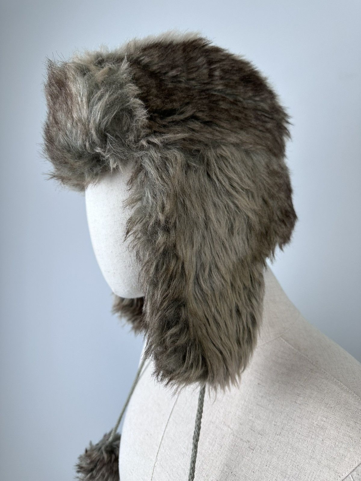 If Six Was Nine × Japanese Brand × Vintage Vintage Y2k Ushanka Fur Faux Mohair Hat Size ONE SIZE - 2 Thumbnail