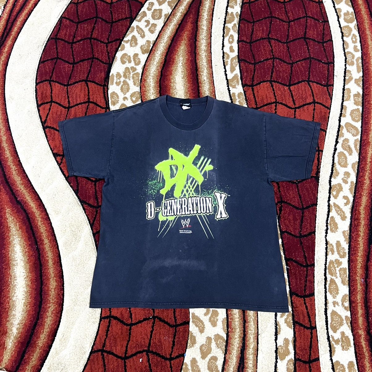 Rap Tees Vintage Thrashed Faded DX D-GENERATION X RUN D.M.C. T Shirt Size US XL / EU 56 / 4 - 1 Thumbnail