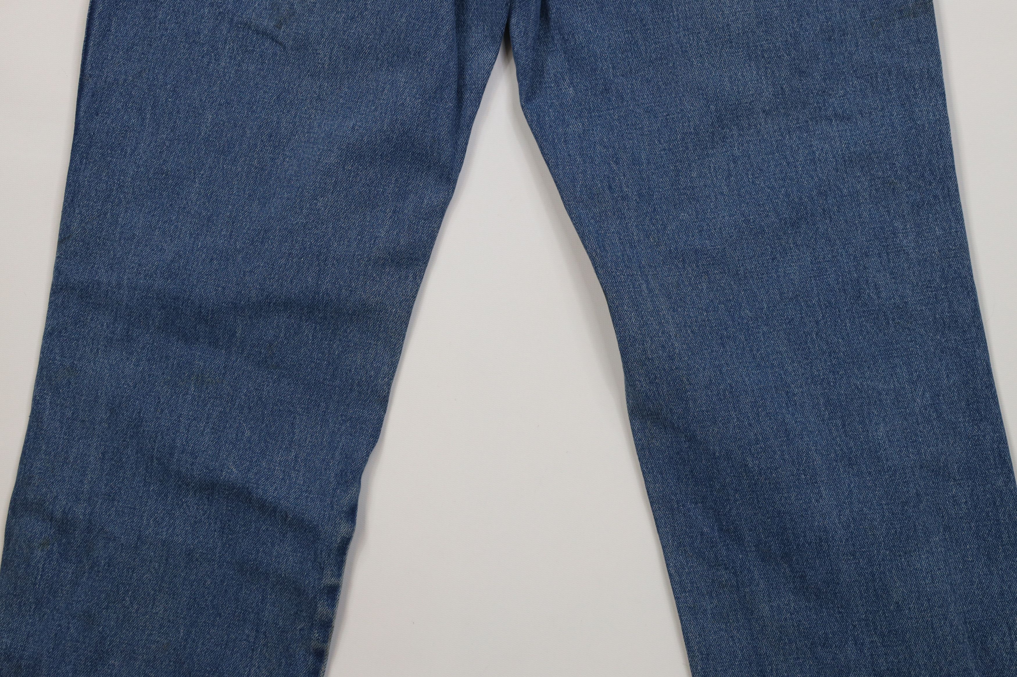 Vintage Vintage 70s Streetwear Flared Wide Leg Denim Jeans Blue USA Size US 32 / EU 48 - 14 Thumbnail