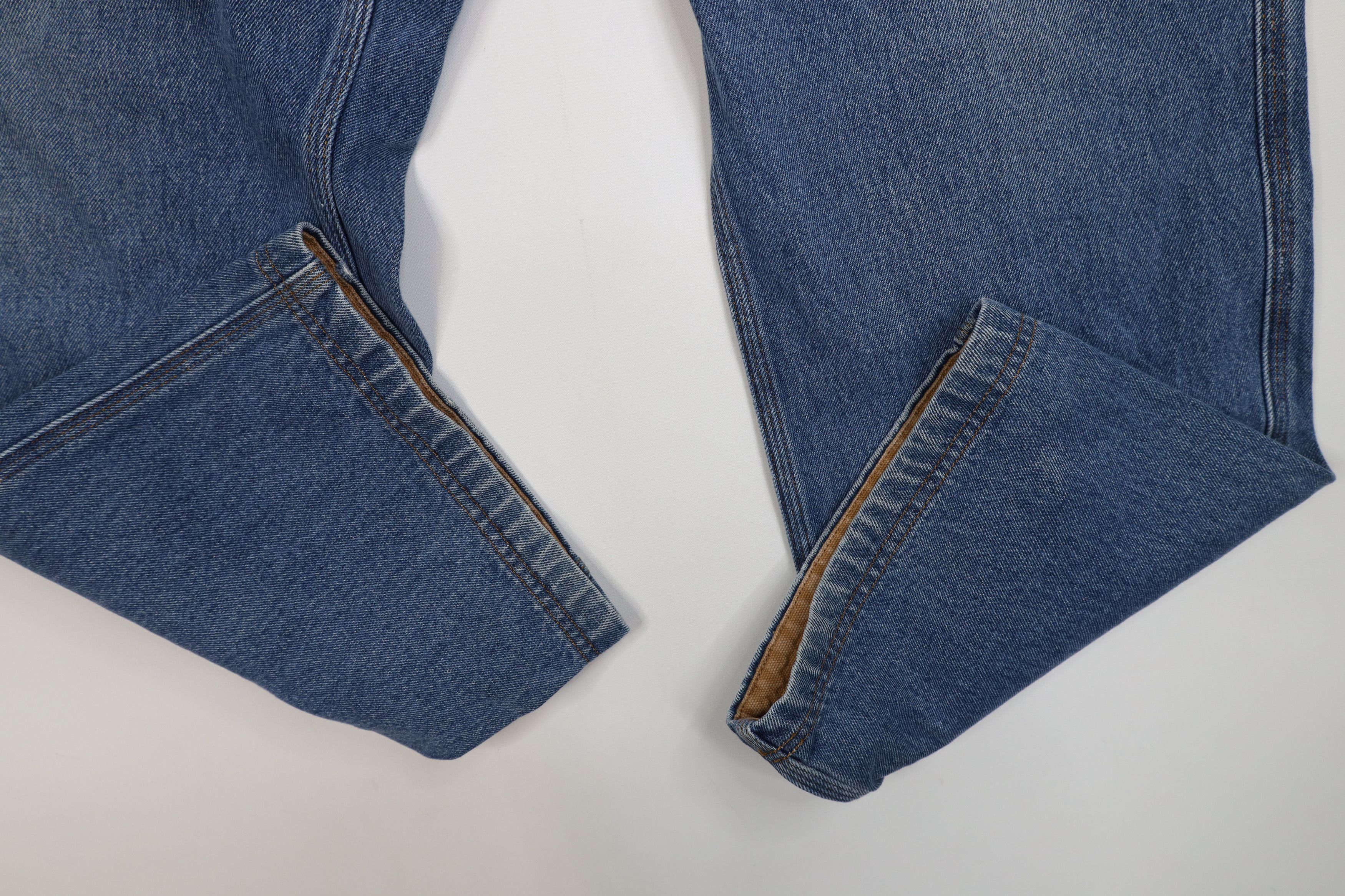 Duluth Trading Company Duluth Trading Co Faded Workwear Wide Leg Denim Jeans Cotton Size US 36 / EU 52 - 5 Thumbnail
