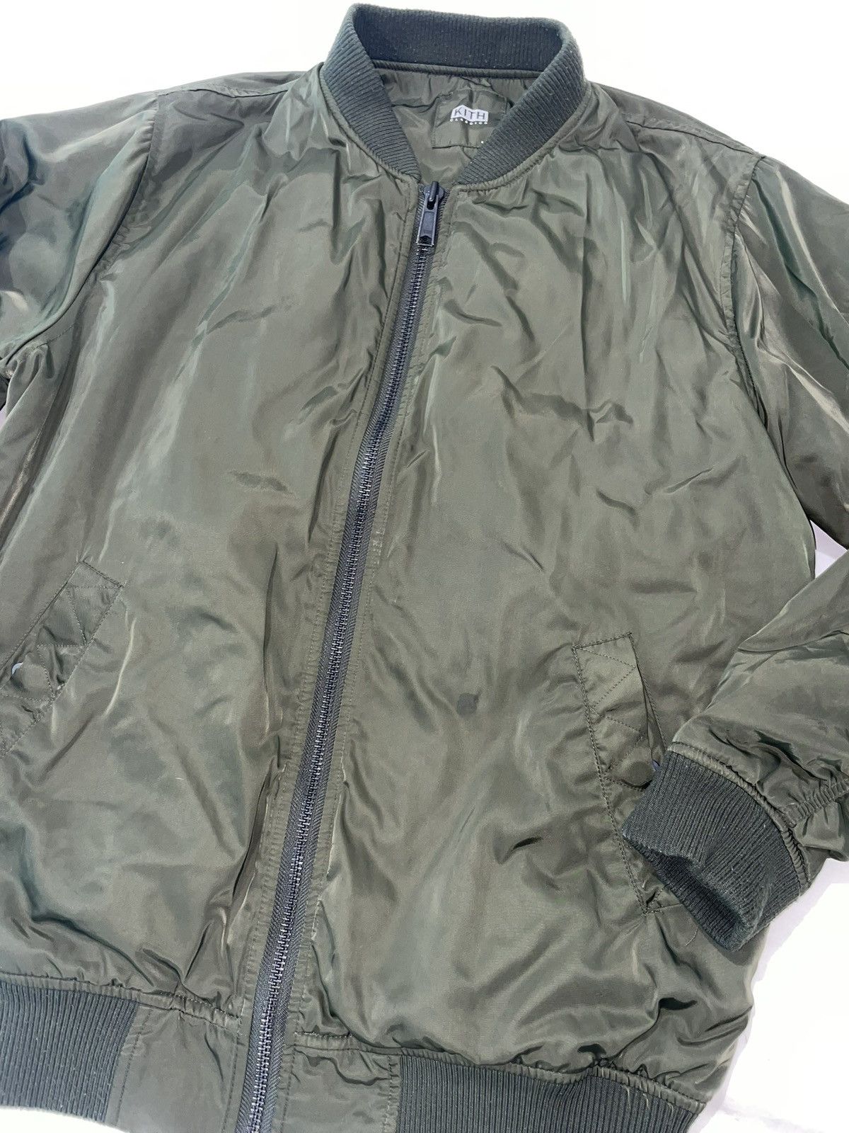 Kith Olive Kith Bomber Jacket XL Size US XL / EU 56 / 4 - 3 Thumbnail