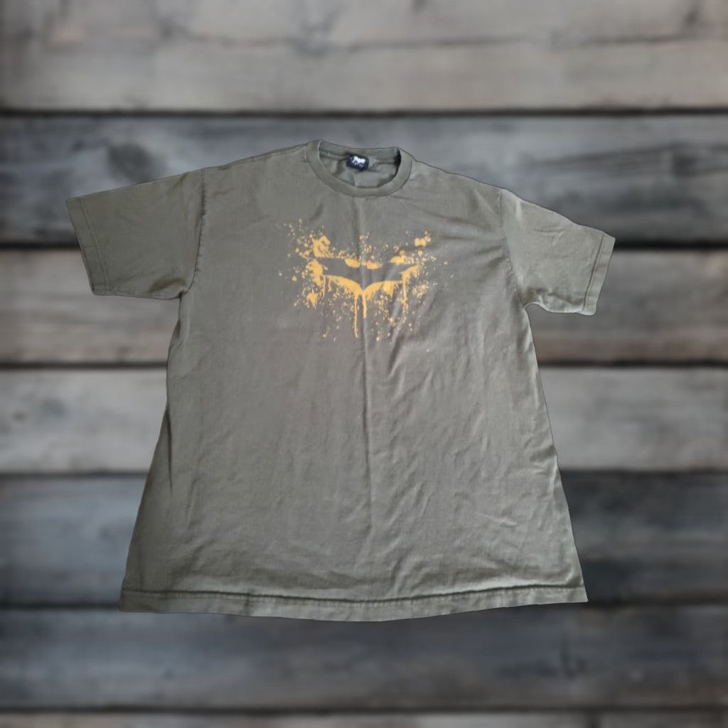 DC Comics VINTAGE Batman The Dark Knight Movie Promo Graphic T-Shirt Men Large Green DC Comics Rare Size US L / EU 52-54 / 3 - 1 Thumbnail