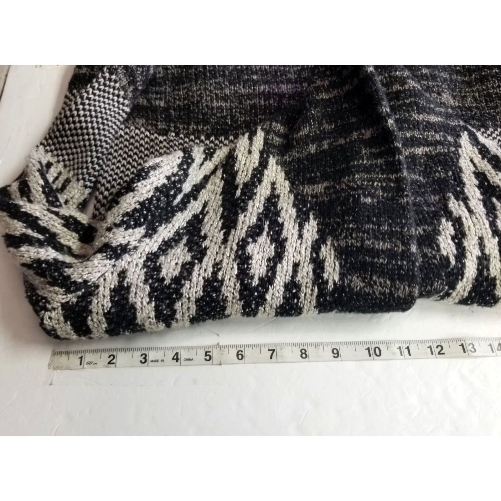 Lucky Brand Lucky Brand Womens Cardigan Sweater Southwest Design Grey Size Small Size S / US 4 / IT 40 - 3 Thumbnail