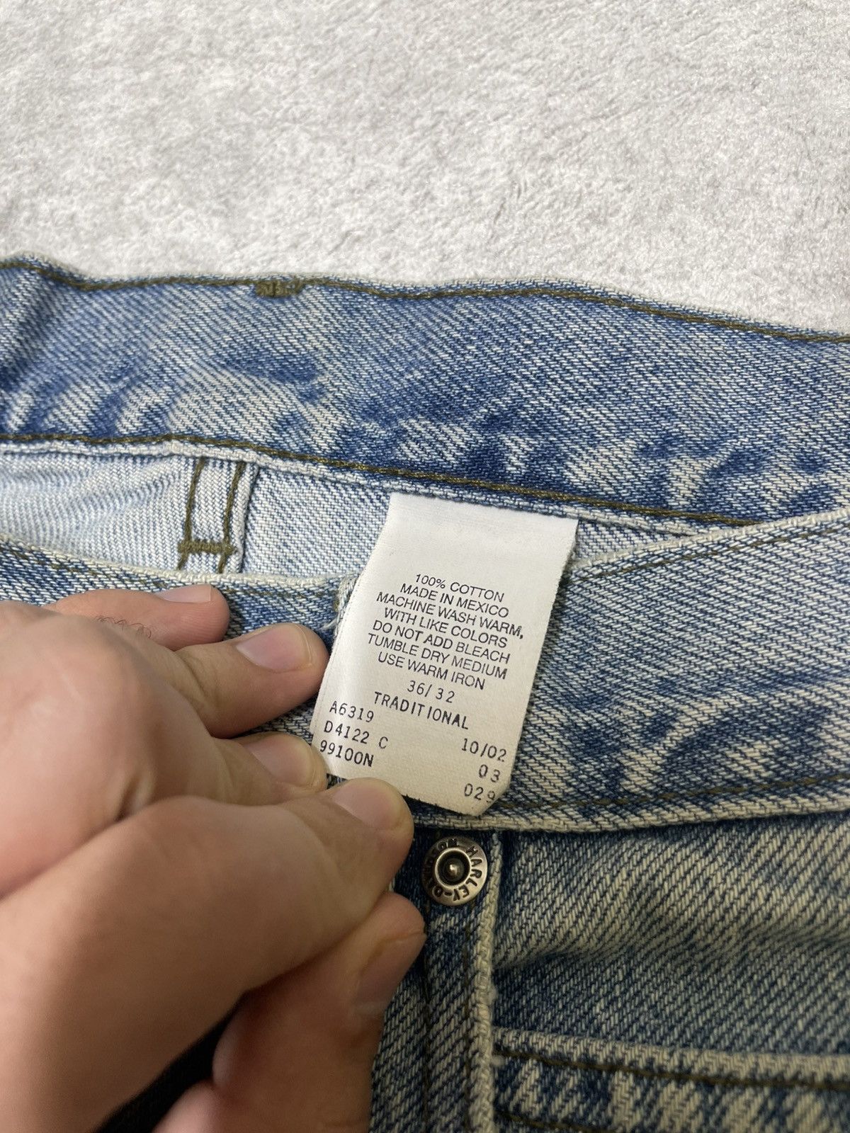 Harley Davidson × Vintage Vintage Rare Harley Davidson Trademark Logo Denim Jeans Size US 32 / EU 48 - 8 Thumbnail
