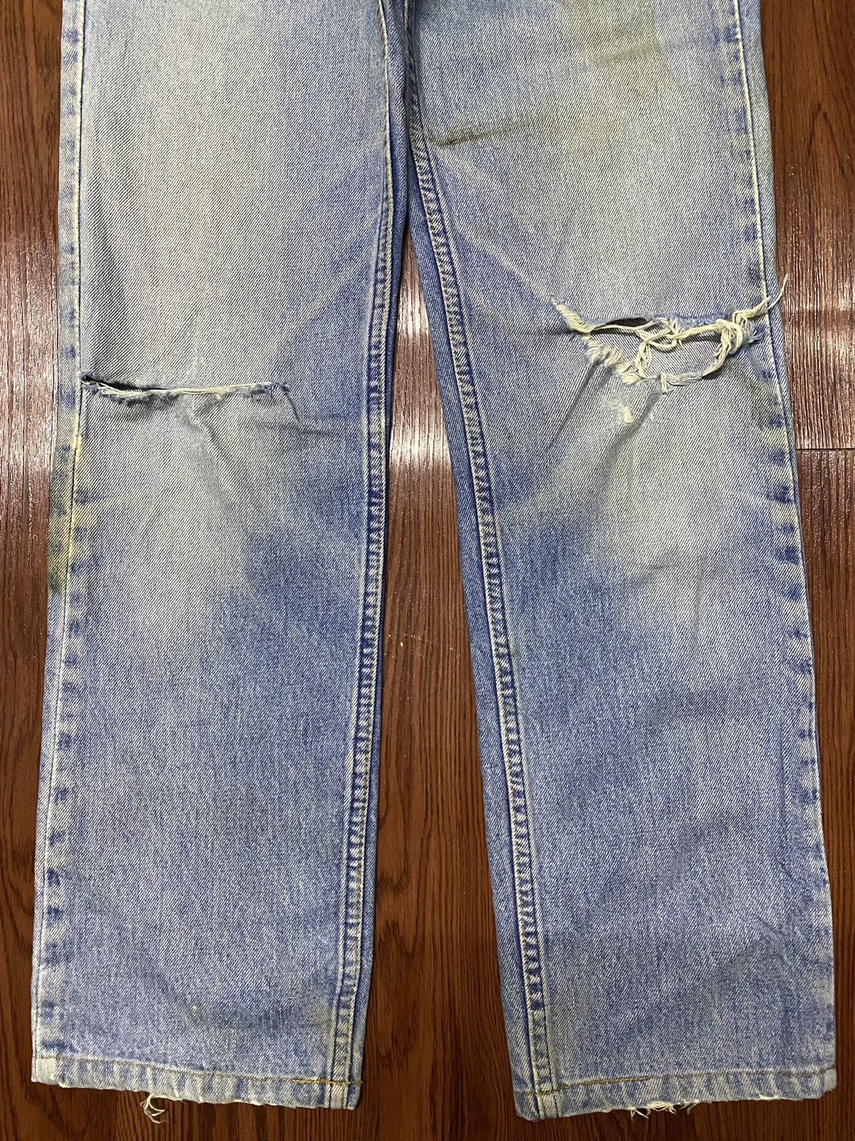 Levi's Vintage Clothing Vintage Levis515 Faded Wash Distressed Straight Jeans Size US 28 / EU 44 - 6 Thumbnail