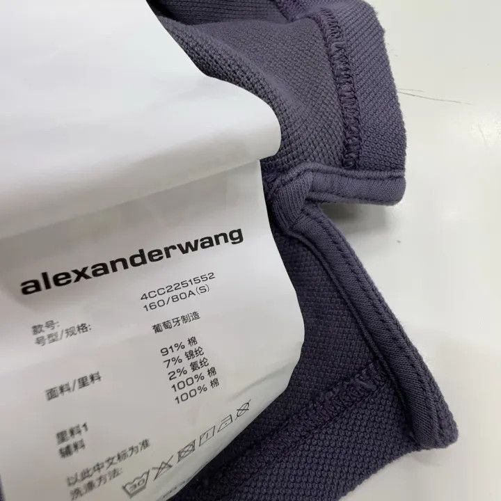 Alexander Wang Alexander Wang Layered Logo Polo Shirt for Women - Size S / US 4 / IT 40 - 5 Thumbnail