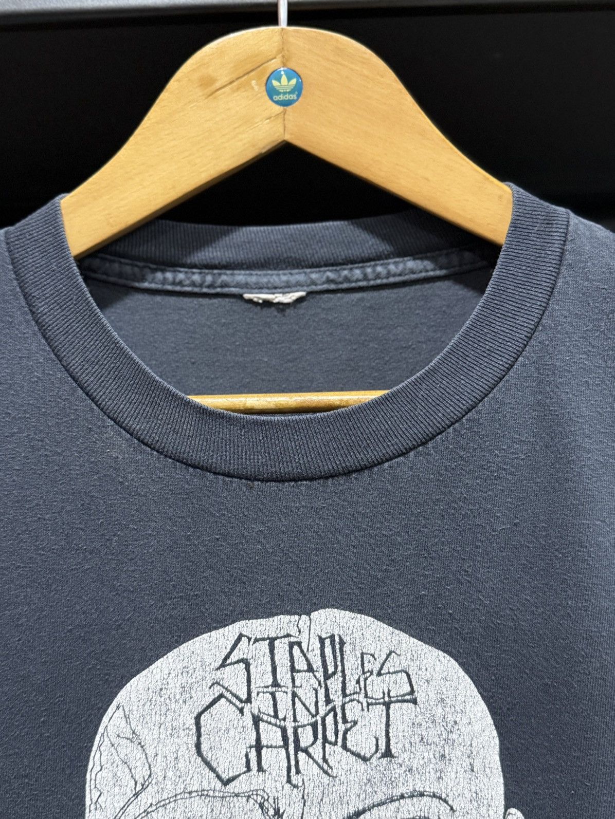 Band Tees × Vintage Vintage Staples In Carpet Punk Metal Band Faded Tee Size US L / EU 52-54 / 3 - 3 Thumbnail