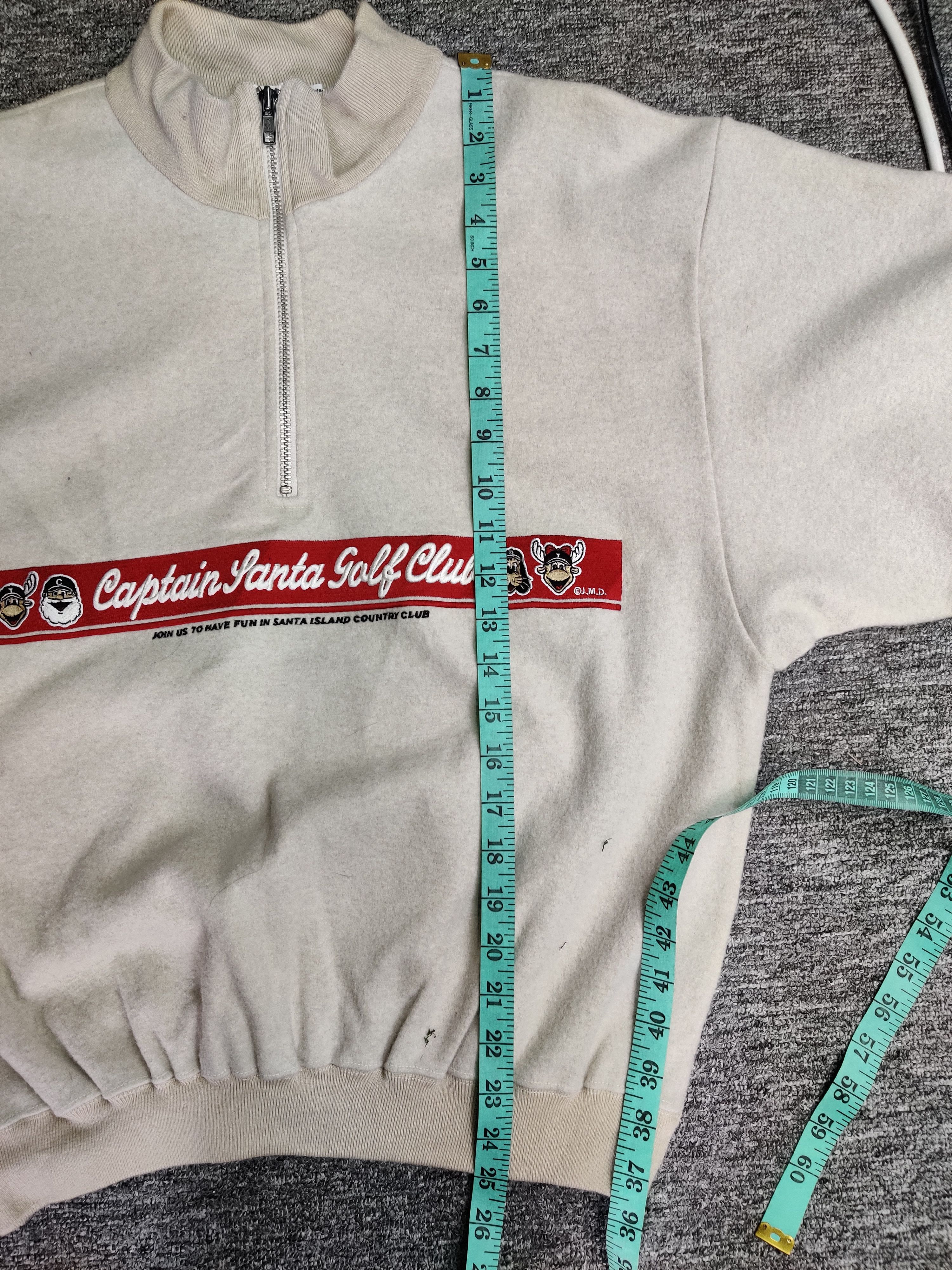 Captain Santors Vintage Captain Santa Golf Club Half Zip Sweatshirt Size US M / EU 48-50 / 2 - 16 Thumbnail