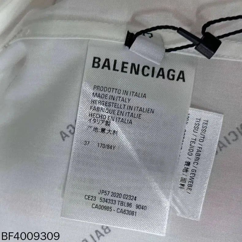 Balenciaga Balenciaga Logo Print Button Up Shirt. Size US XS / EU 42 / 0 - 8 Thumbnail