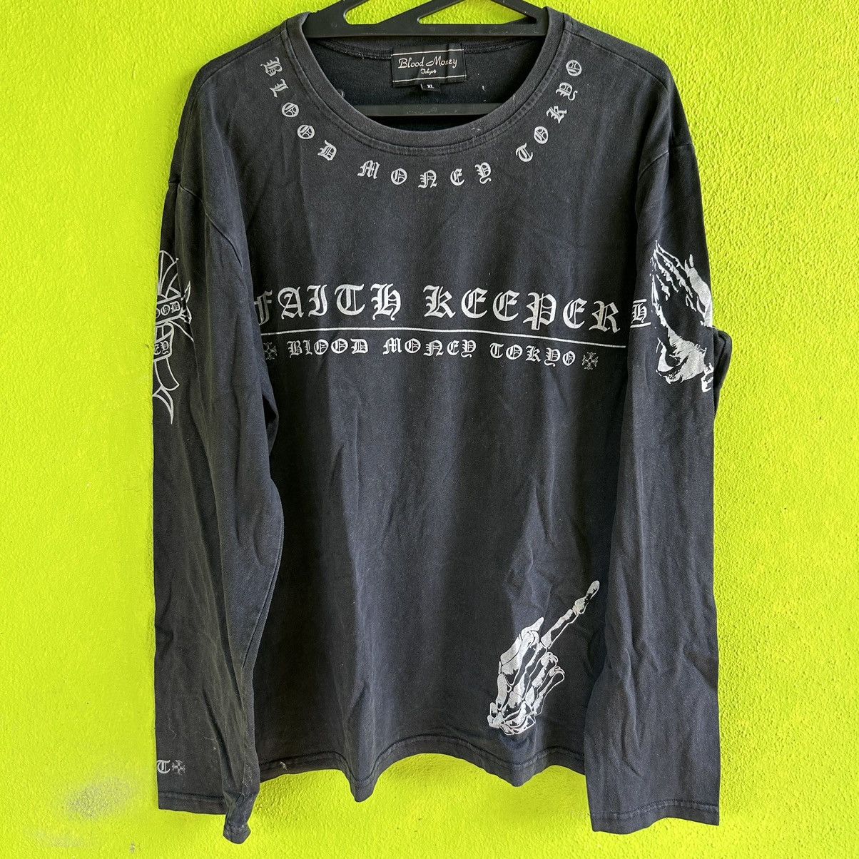 Vintage Vintage Blood Money Tokyo Chrome Design T-Shirt Size US M / EU 48-50 / 2 - 1 Thumbnail