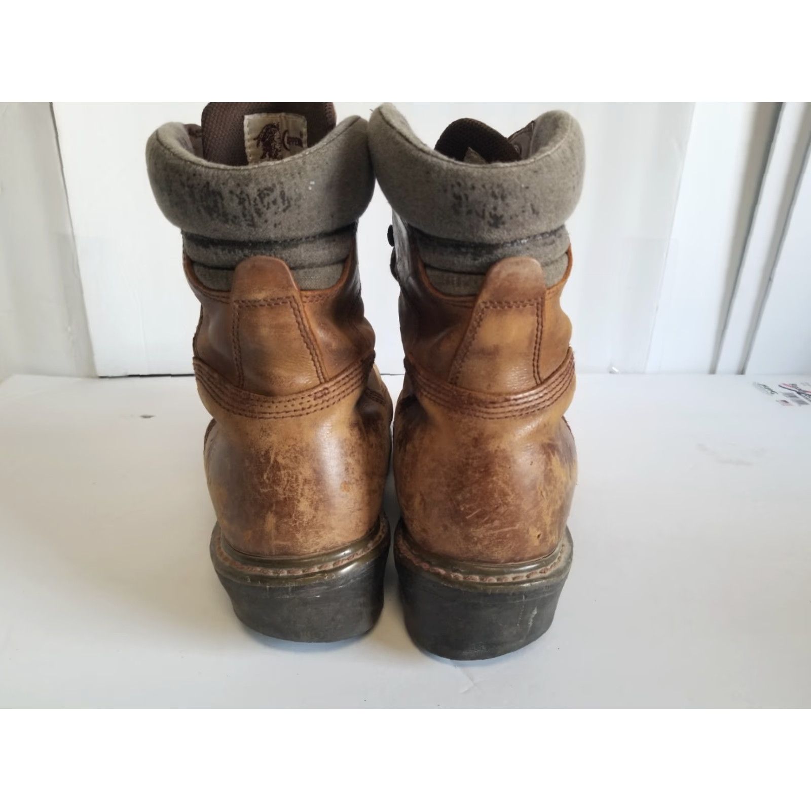 Chippewa Chippewa Logger Boots Men 8.5 Brown Leather Distressed Steel Toe 55026 Size US 9 / EU 42 - 3 Thumbnail