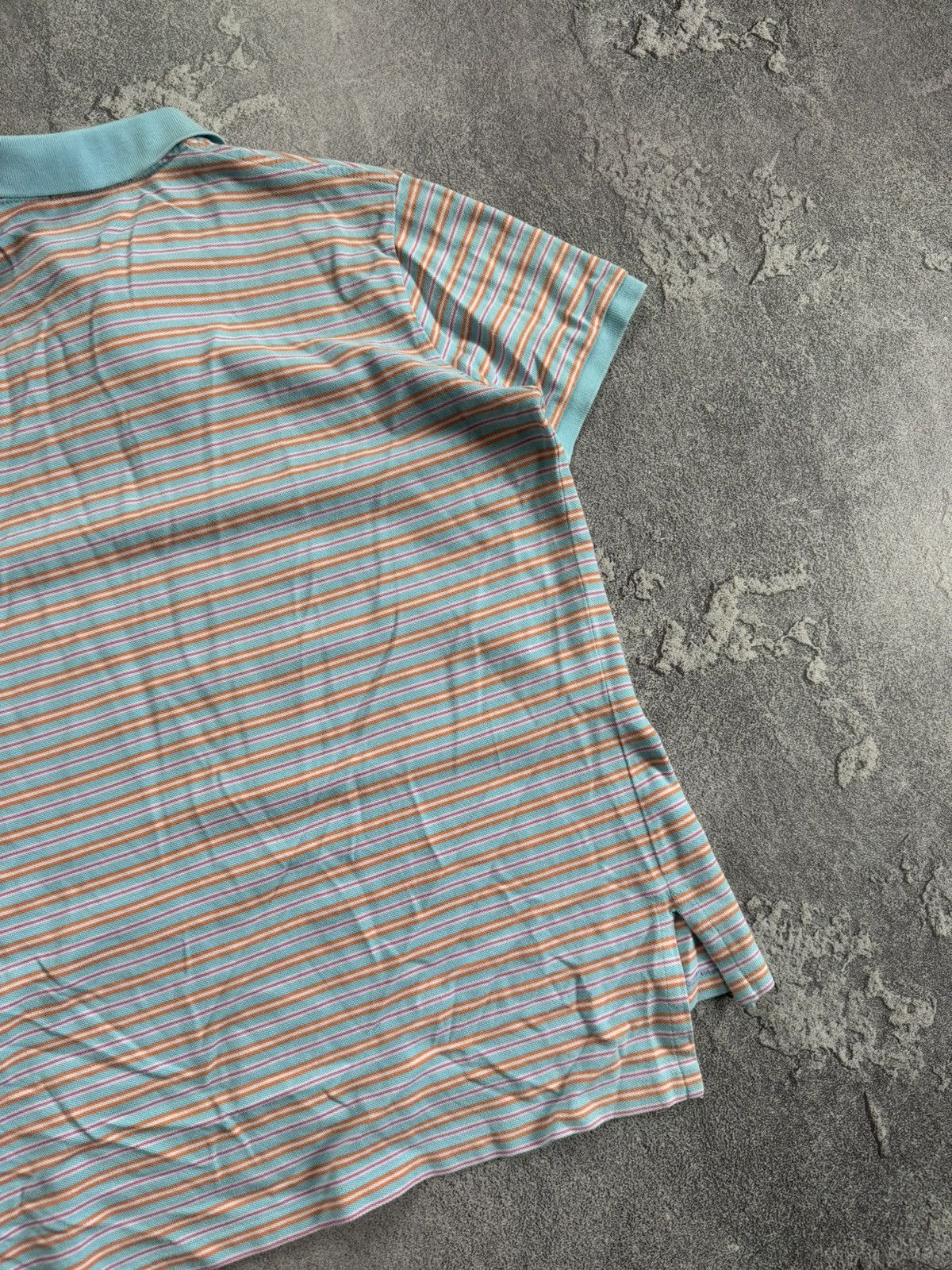 Polo Ralph Lauren × Ralph Lauren × Vintage Polo Ralph Lauren M striped polo button up T-shirt tee RL Size US M / EU 48-50 / 2 - 15 Thumbnail