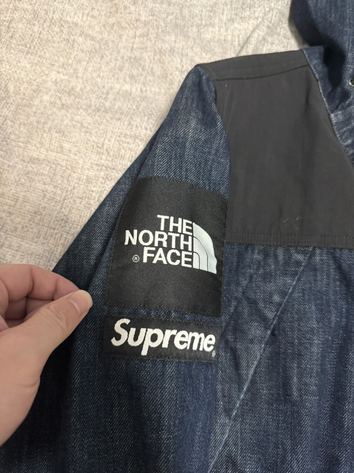 Supreme × The North Face Supreme tnf north face denim shot jacket parka Size US S / EU 44-46 / 1 - 2 Thumbnail