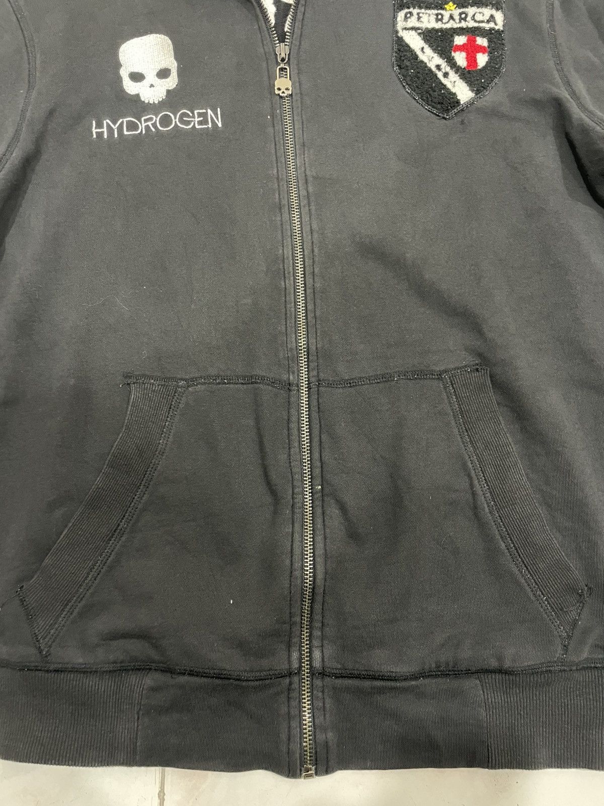 HYDROGEN Hydrogen Petrarca Trainer Jacket Zipper Embroidery Skull Size US XL / EU 56 / 4 - 11 Thumbnail