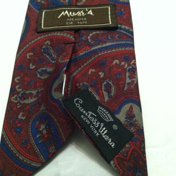 Countess Mara COUNTESS MARA FOR MUSE'S MEN'S SILK TIE WIDTH: 3 3/8" Size ONE SIZE - 4 Thumbnail