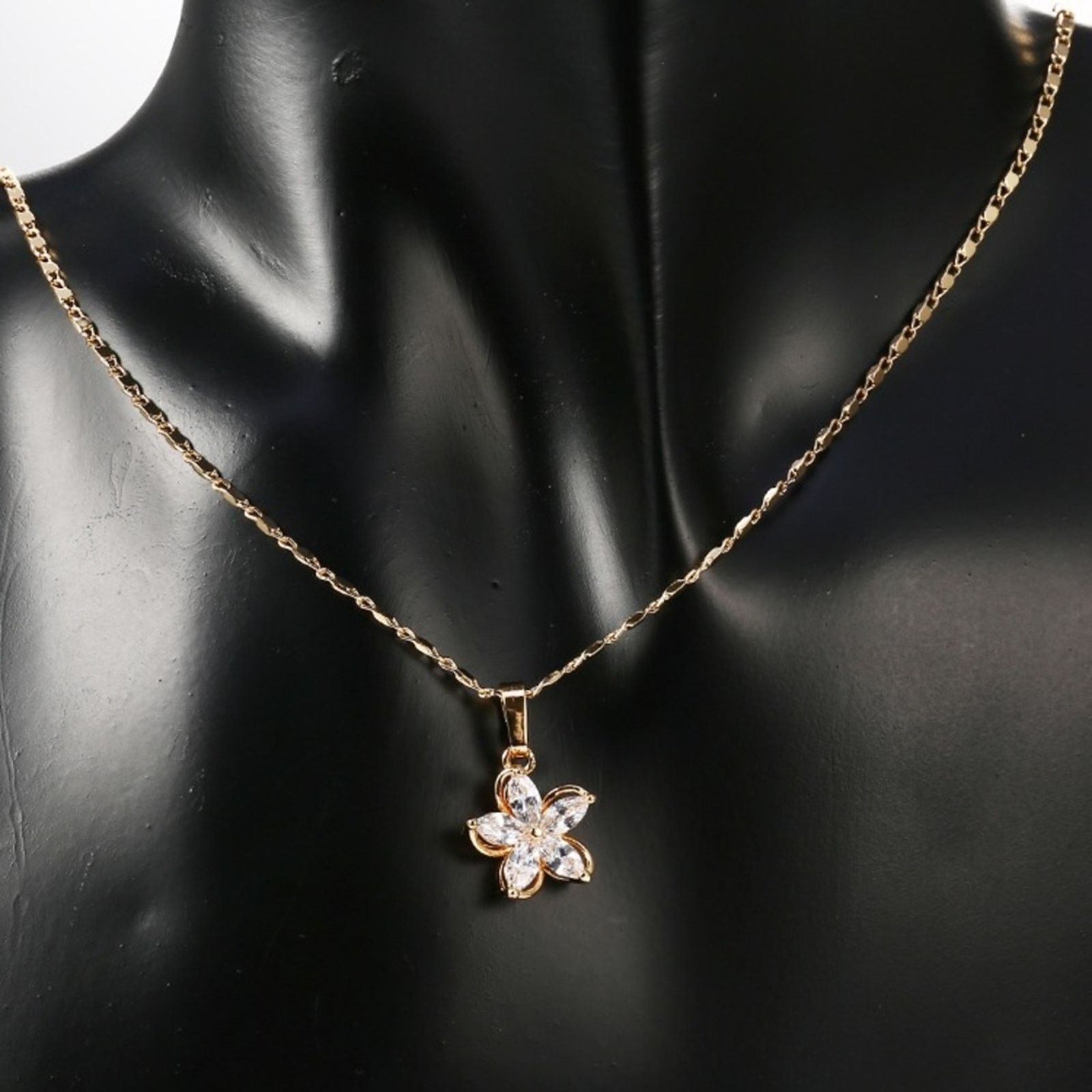 Other Diamond Necklace & Earring Set 4 Piece Set NEW Size ONE SIZE - 3 Thumbnail