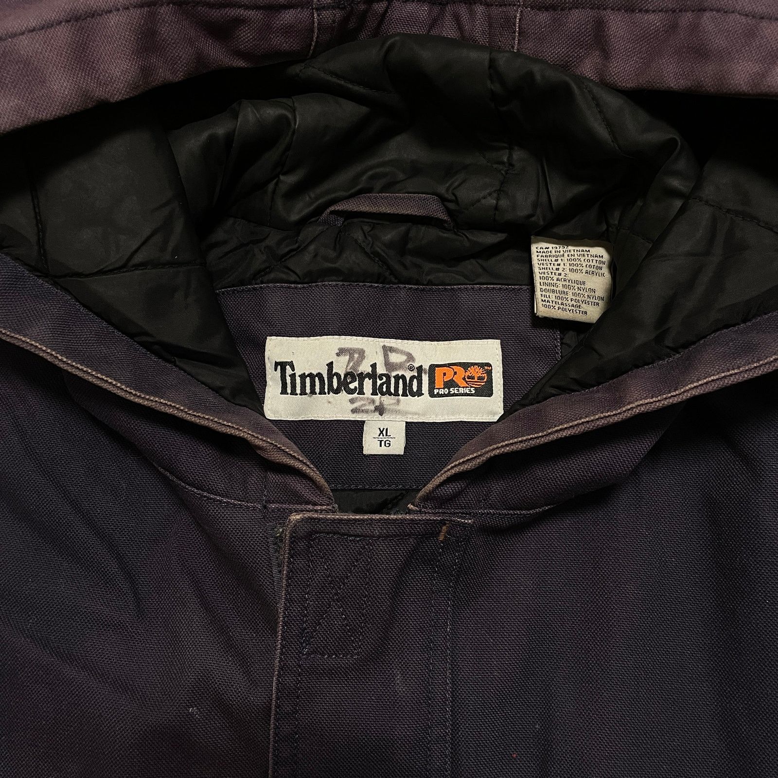 Timberland Timberland Gritman Pro Series Navy Full Zip Hooded Jacket XL Size US XL / EU 56 / 4 - 3 Thumbnail
