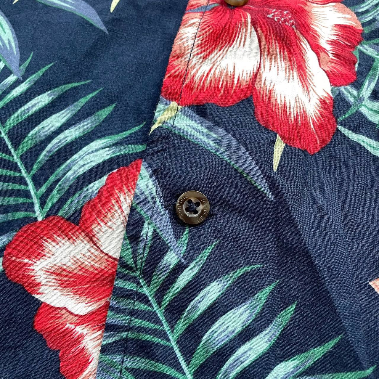 Penfield Penfield Hawaiian Short Sleeve Shirt Green/ Red Size M Size US M / EU 48-50 / 2 - 11 Thumbnail