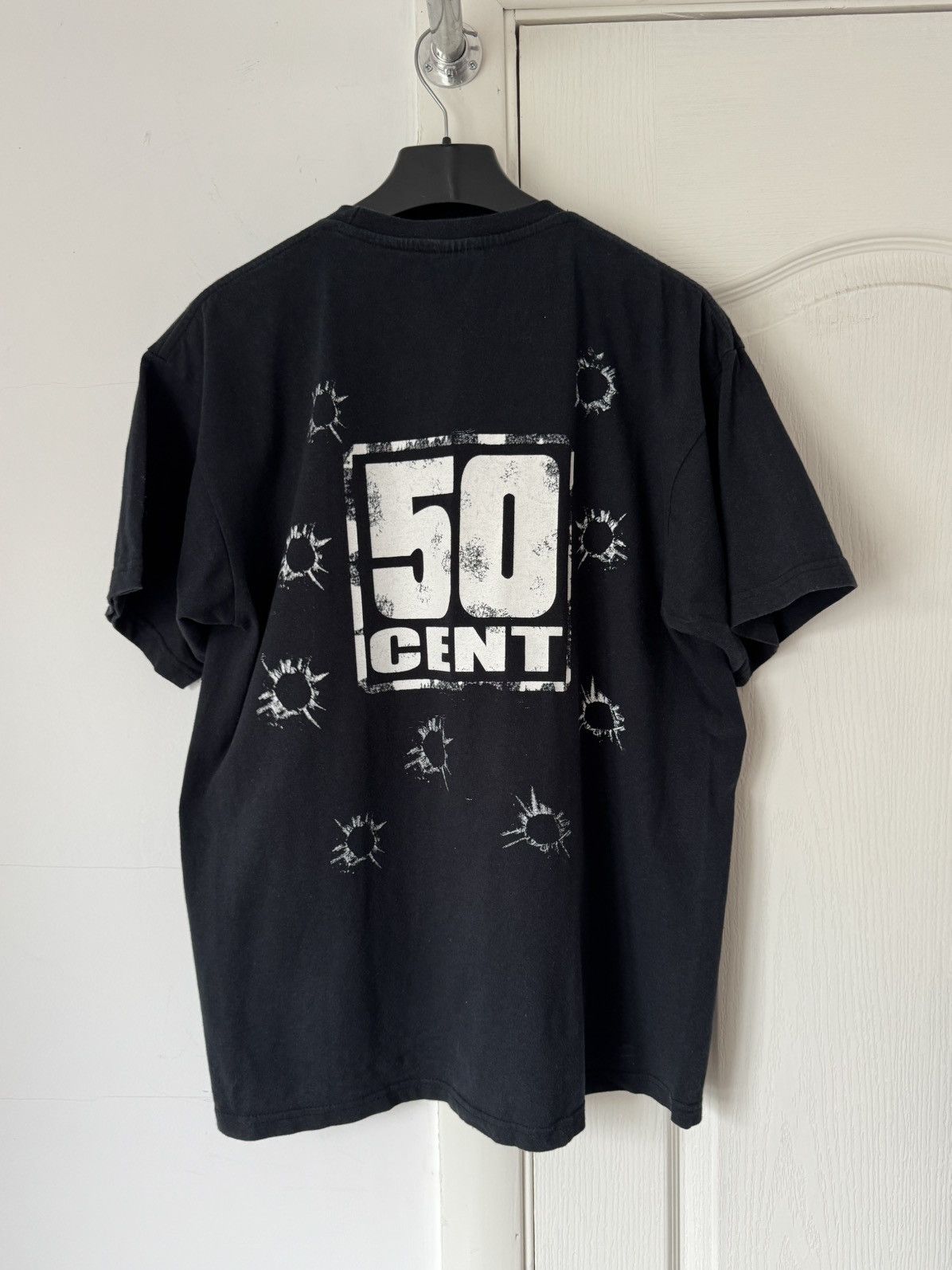 Rap Tees 2005 Vintage 50 Cent The Massacre Album Rap Tee Size US L / EU 52-54 / 3 - 6 Thumbnail
