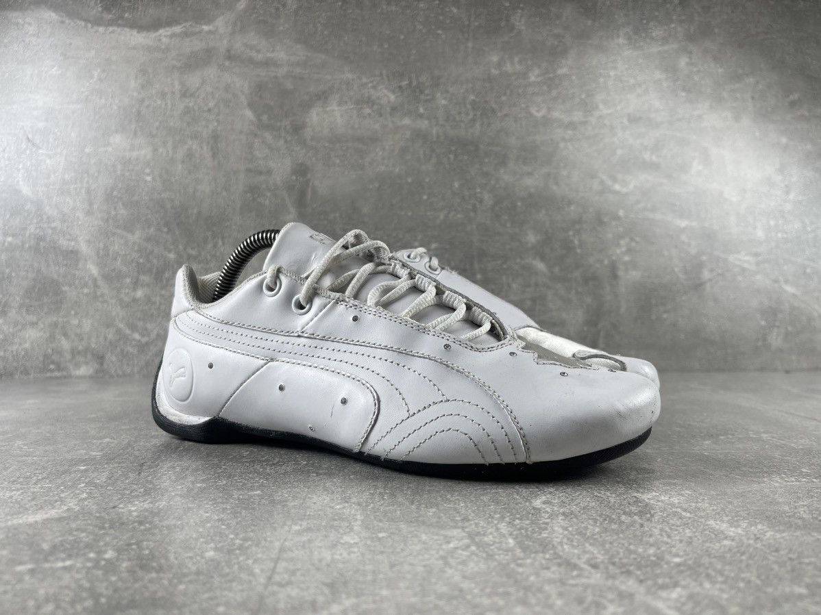 Puma Puma Vintage Y2K Leather Motorsport Racing Shoes White EU 38 Size US 7.5 / IT 37.5 - 2 Thumbnail